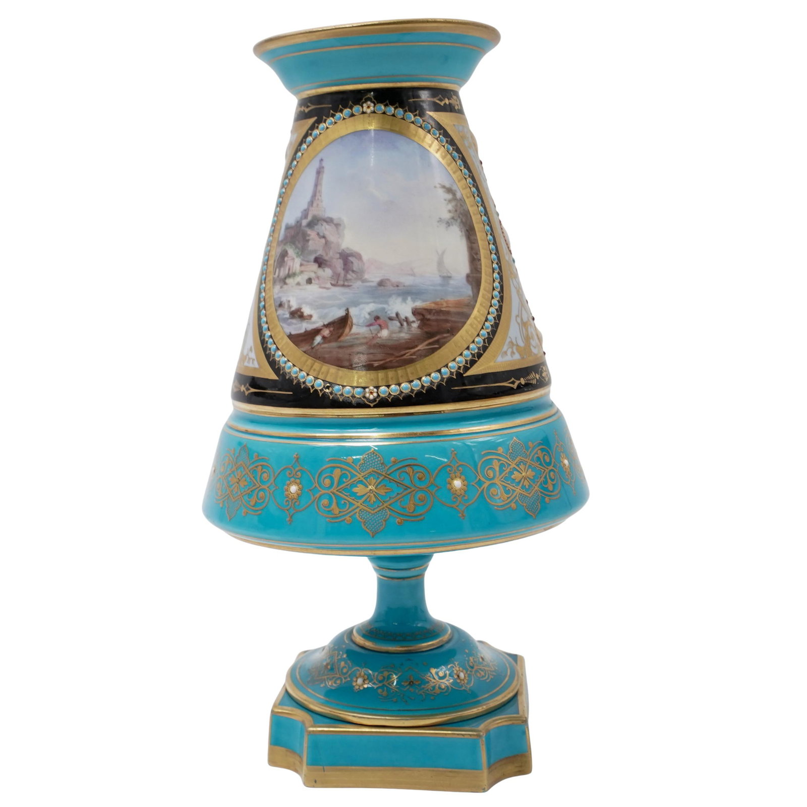 Old Paris Porcelain Hand Painted Vase (1 of 7)