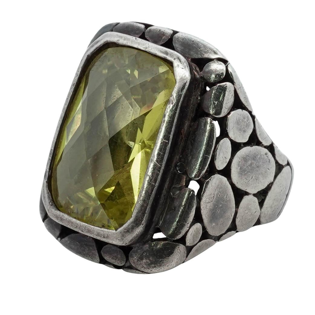 Vintage Sterling Silver & Peridot Ring (1 of 5)