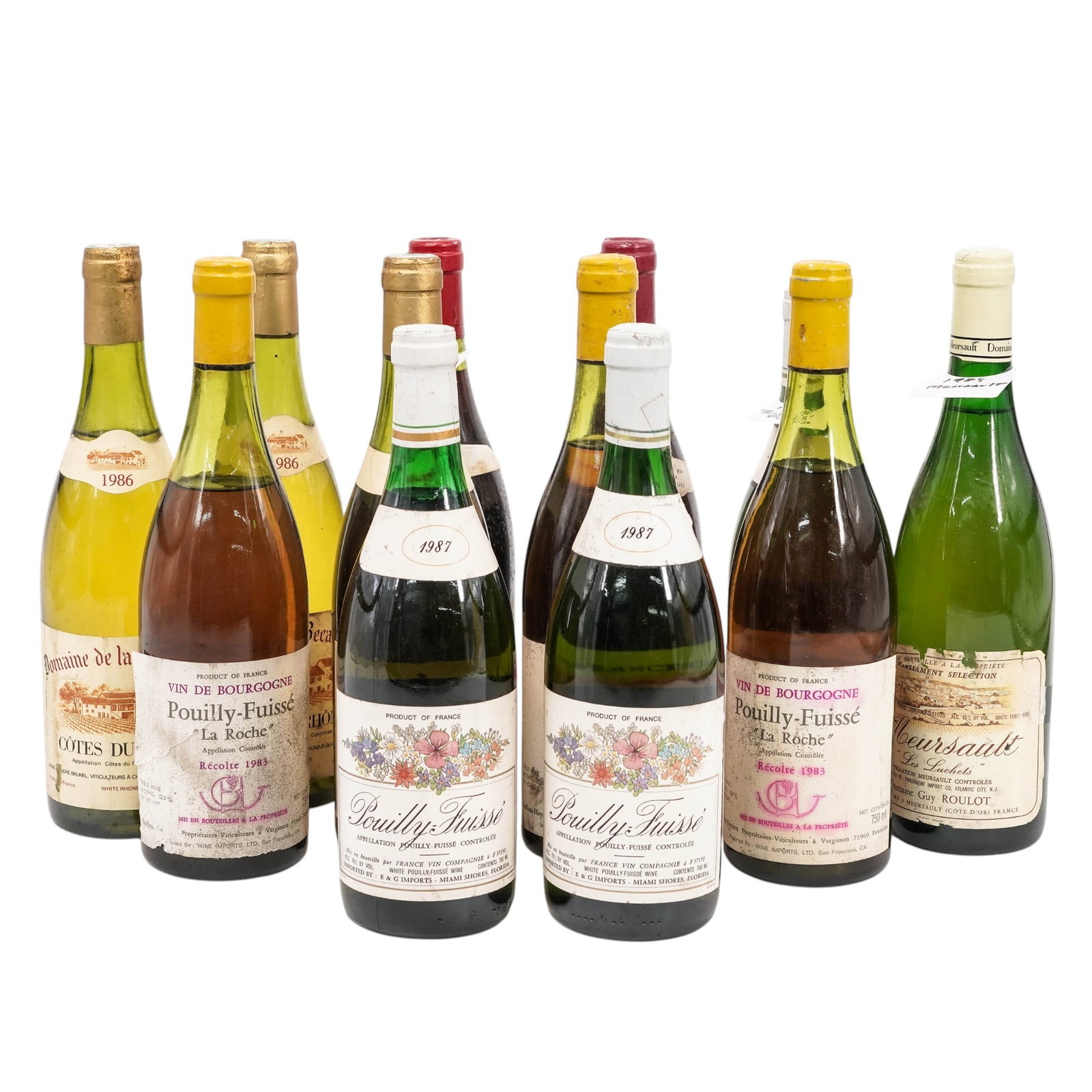 (12 Pc) French Red Wine Bottle Grouping (1 of 13)