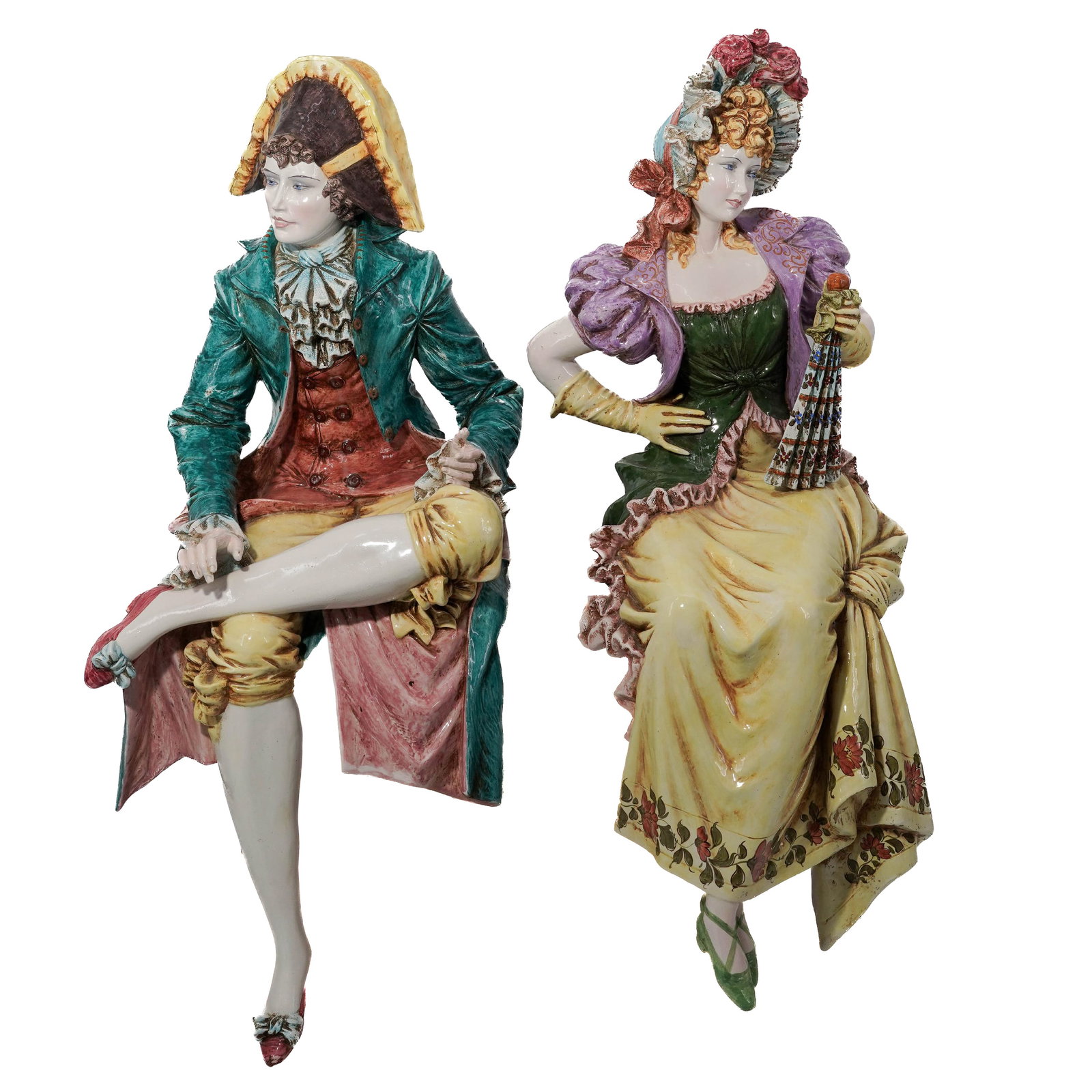 Large Benrose Capodimonte Porcelain Sculptures (1 of 18)