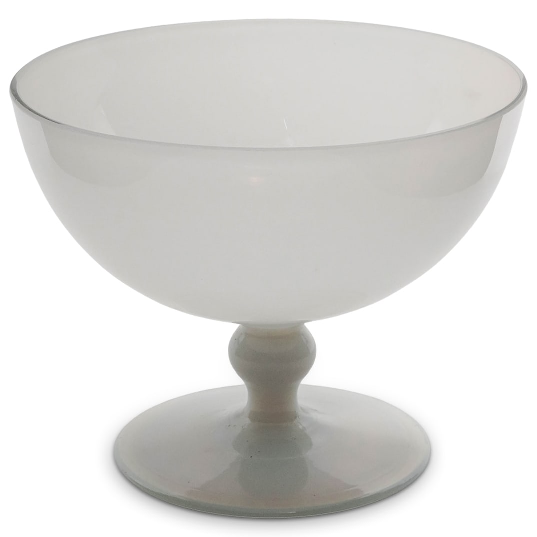 Vintage French Opaline Glass Pedestal Bowl (1 of 6)