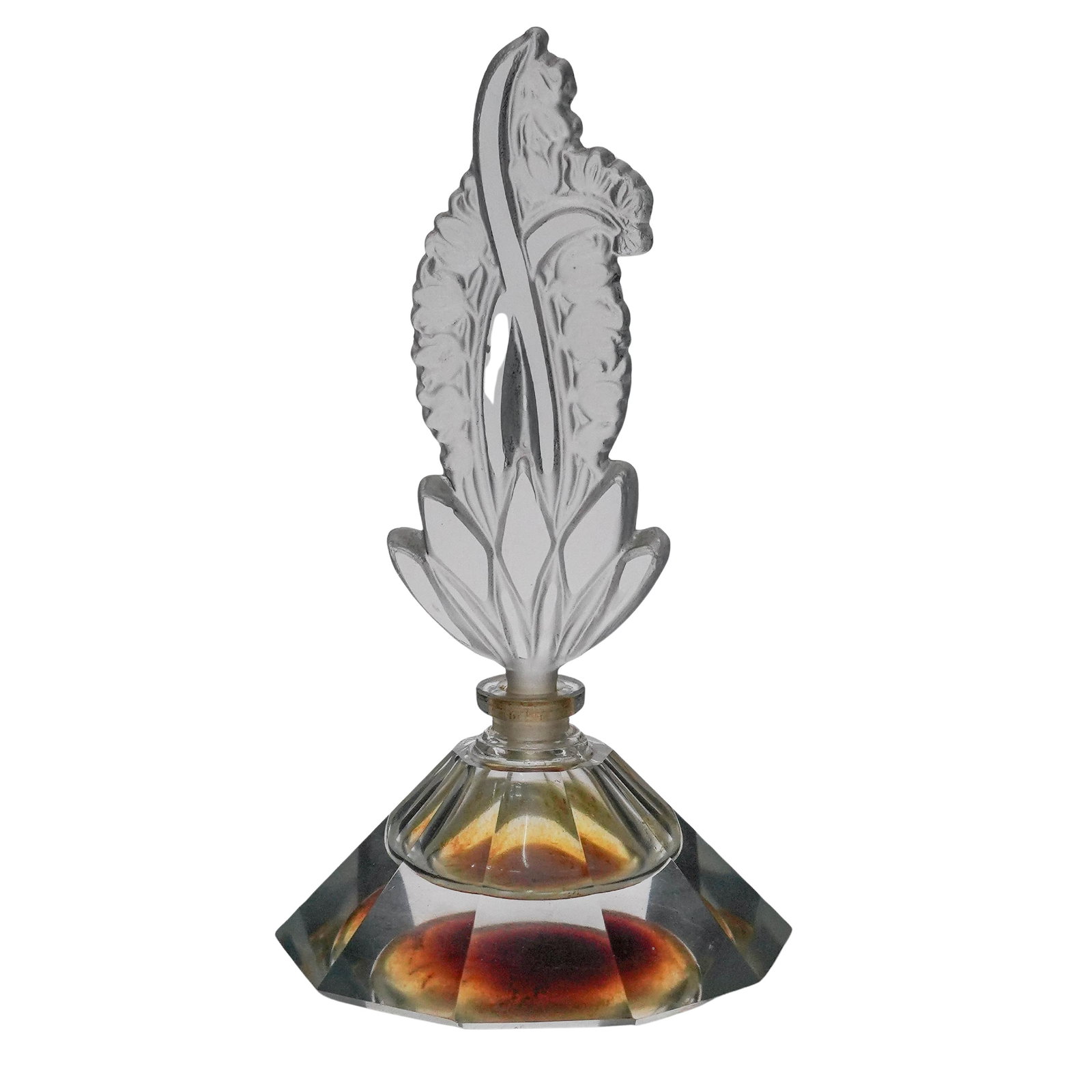 I.W. Rice & Co. Art Deco Crystal Perfume Bottle (1 of 9)