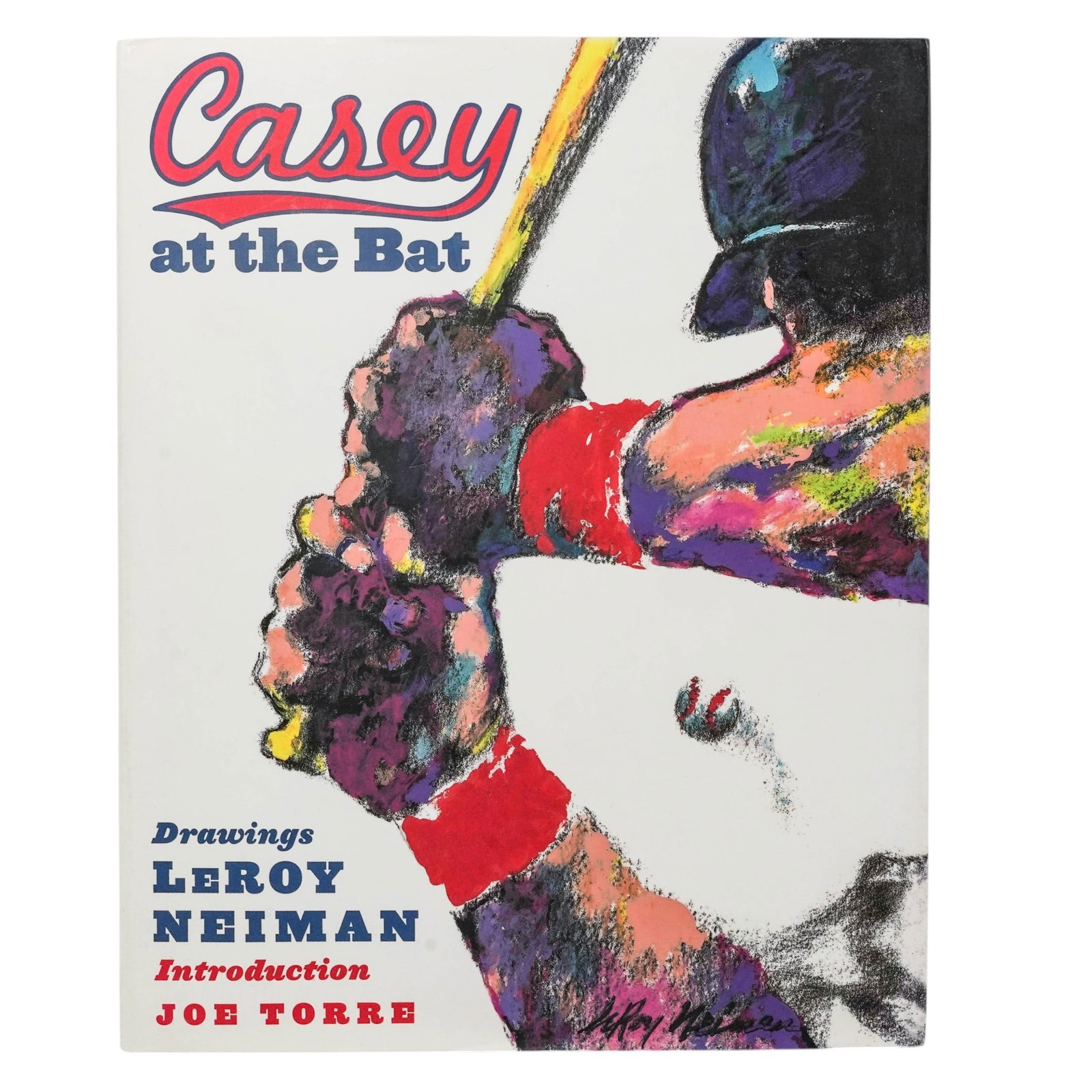 “Casey at the bat“ Book with Leroy Neiman Drawing (1 of 14)
