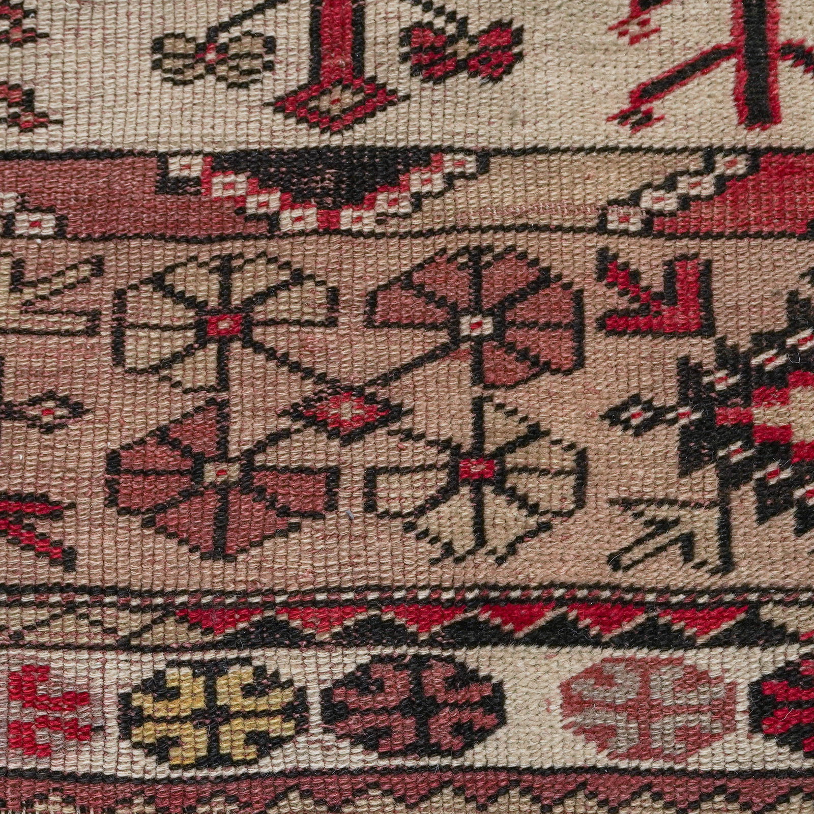 Middle Eastern Wool Prayer Rug - 3