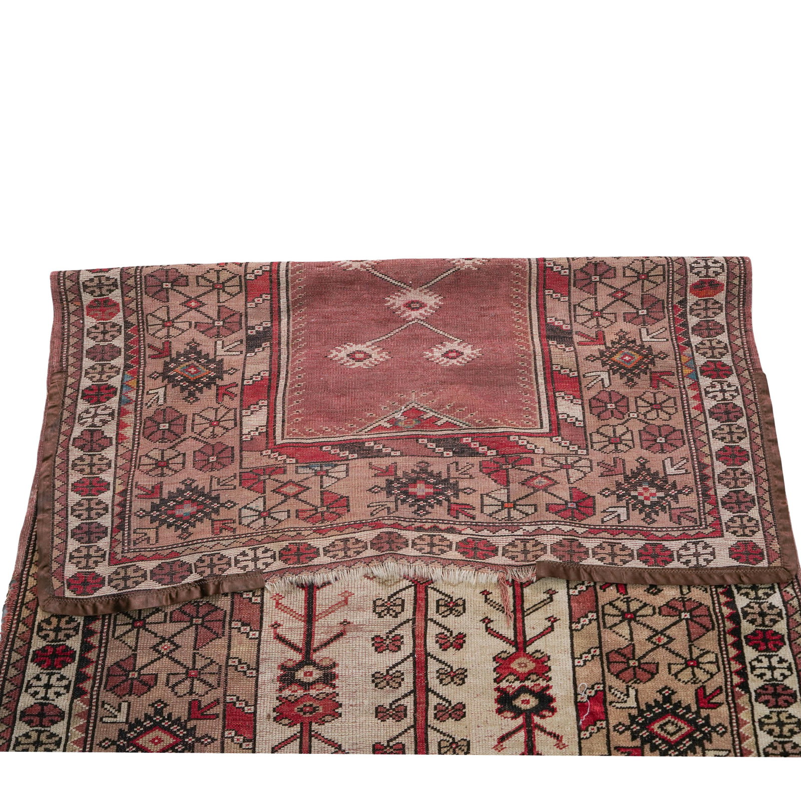 Middle Eastern Wool Prayer Rug - 5
