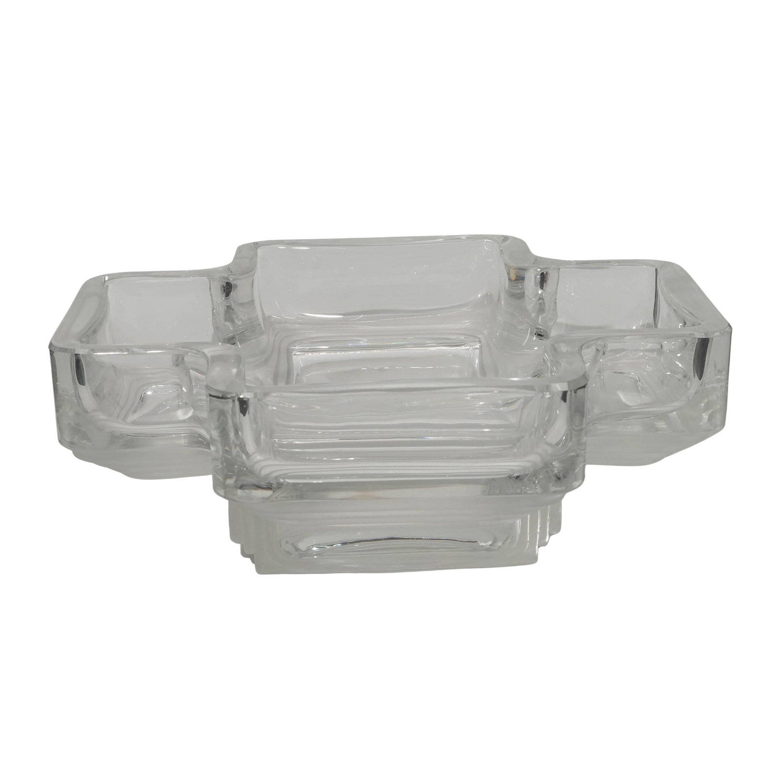 Daum France Cruciform Crystal Bowl (1 of 7)