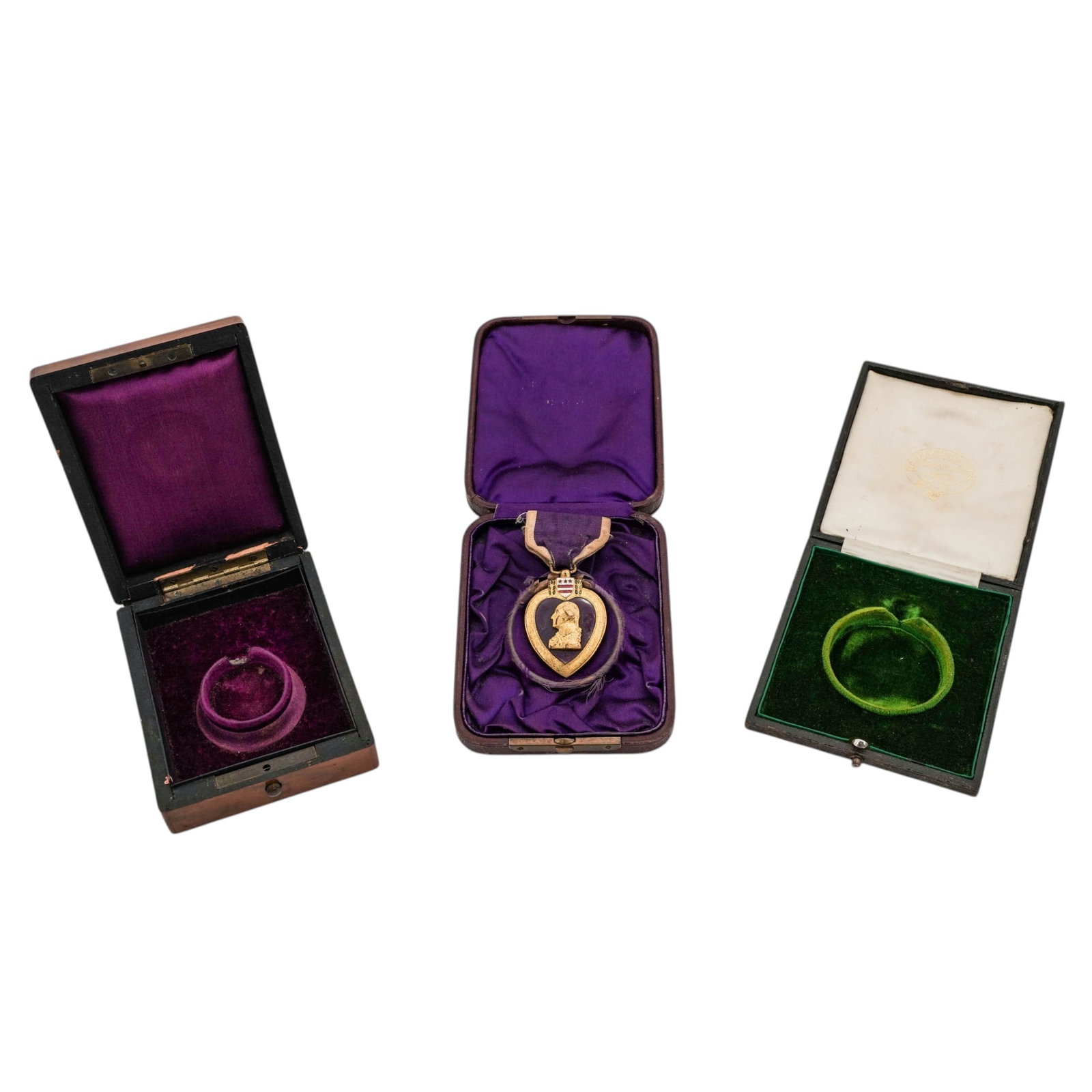 WWII Purple Heart Medal & Military Medal Boxes (1 of 7)