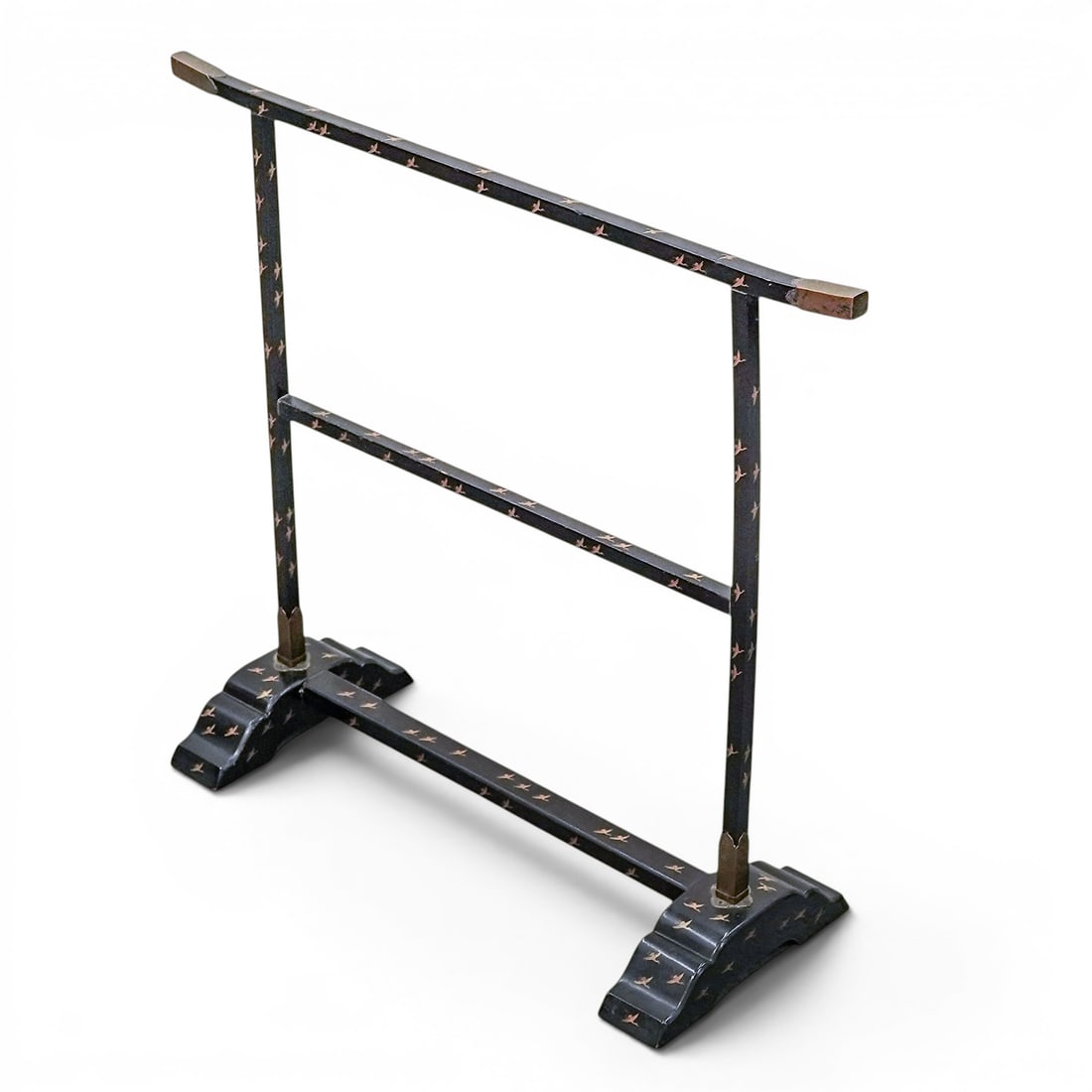 Antique Japanese Lacquered & Gilt Kimono Stand (1 of 10)