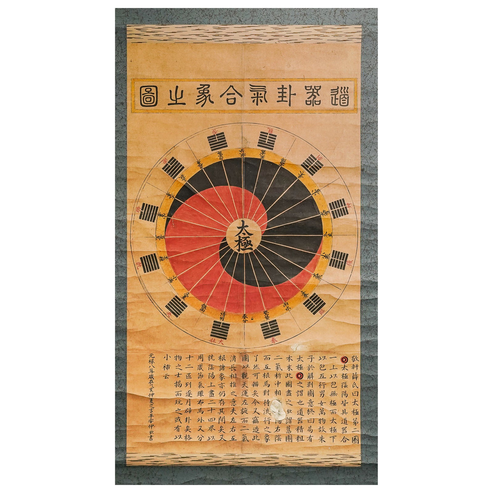 Japanese Edo Nakamura Tekisai (1629–1702) Scroll Painting (1 of 5)