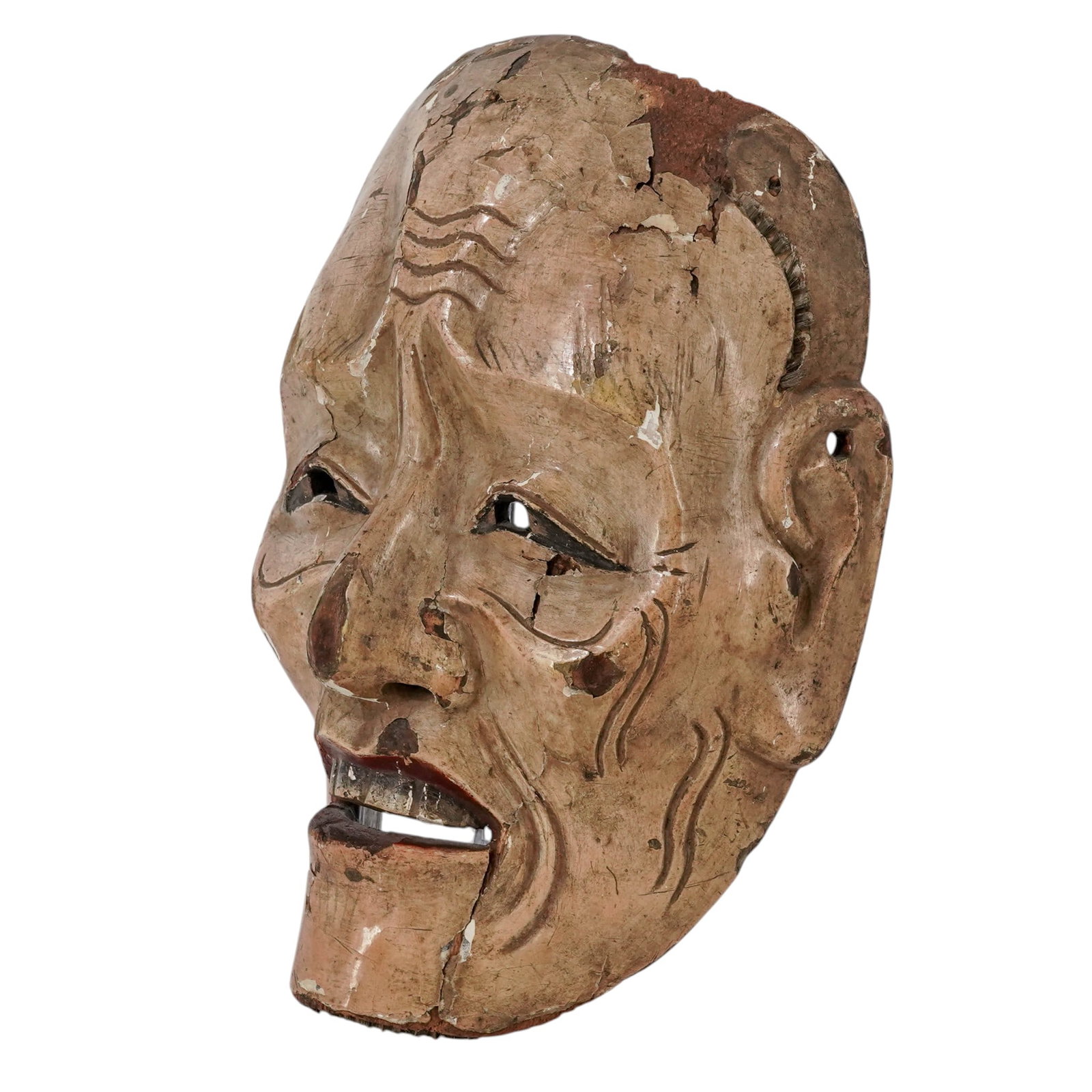 Antique Japanese Noh Mask Of Yase Otoko (1 of 4)