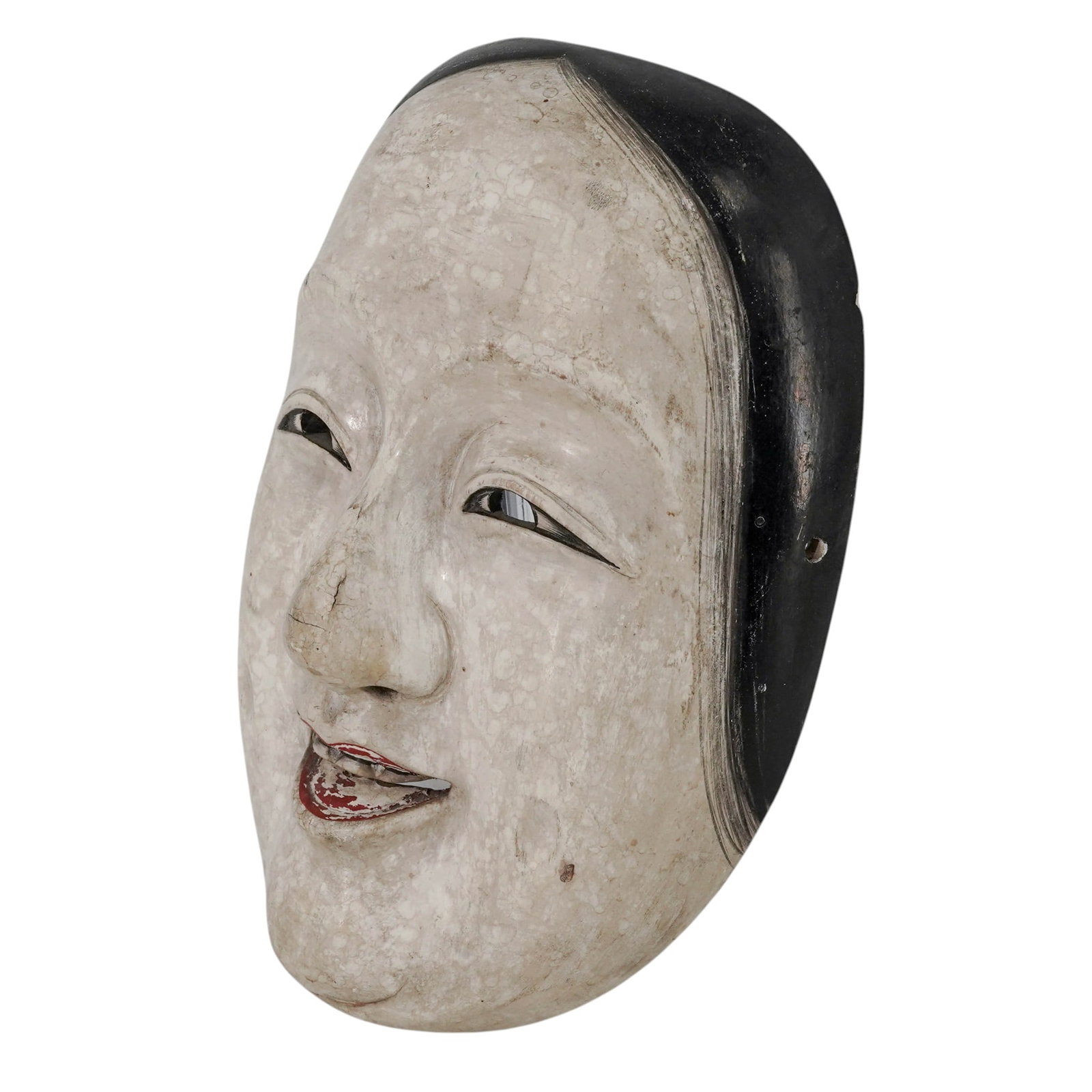 Antique Japanese Noh Ko-omote Mask, Seal Mark (1 of 6)