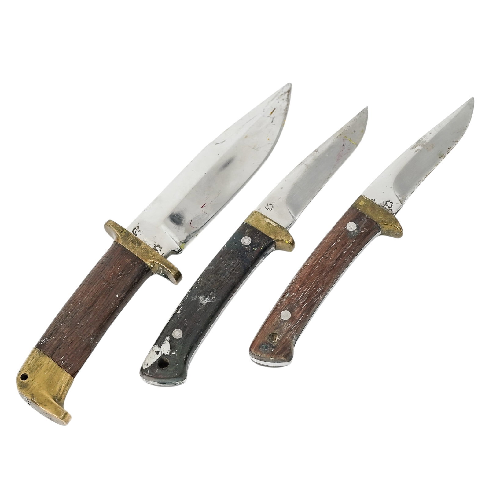 (3 Pc) Jean Tanazacq Hunting Knifes (1 of 11)