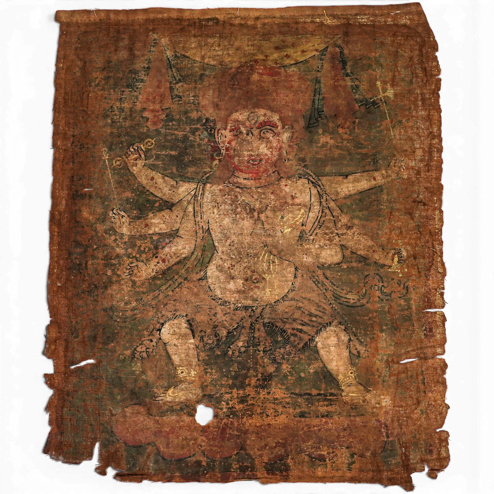 16th Cent. Tibetan Buddhist Thangka Painting (1 of 3)