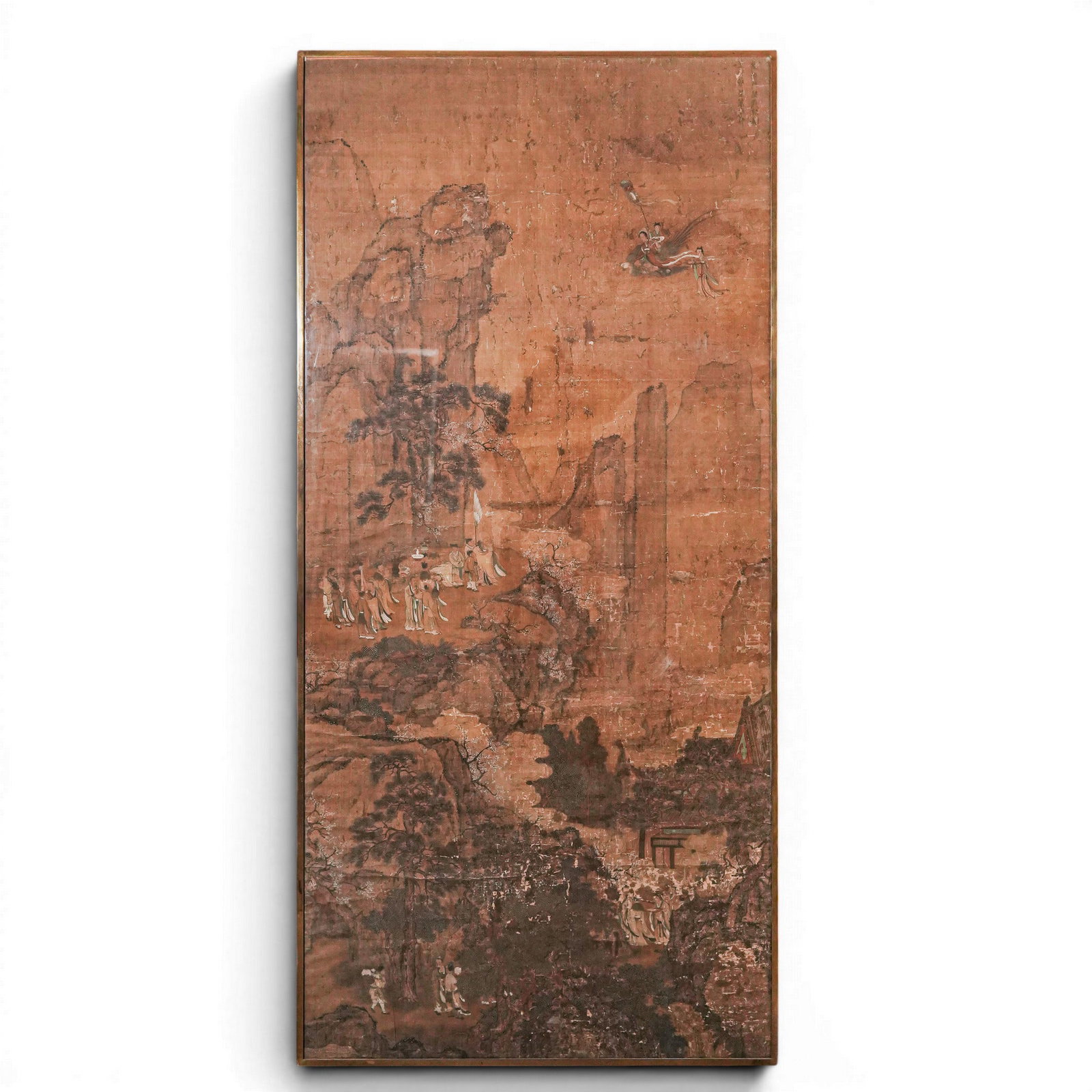 Late Ming / Qing Dynasty Chinese Painting on Silk, Signed (1 of 6)