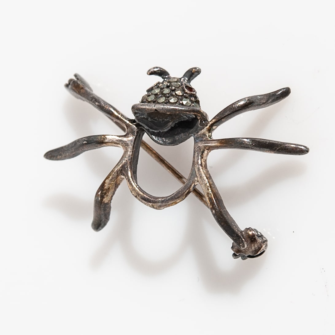 Sterling Silver Mixed Brooch Group - 6