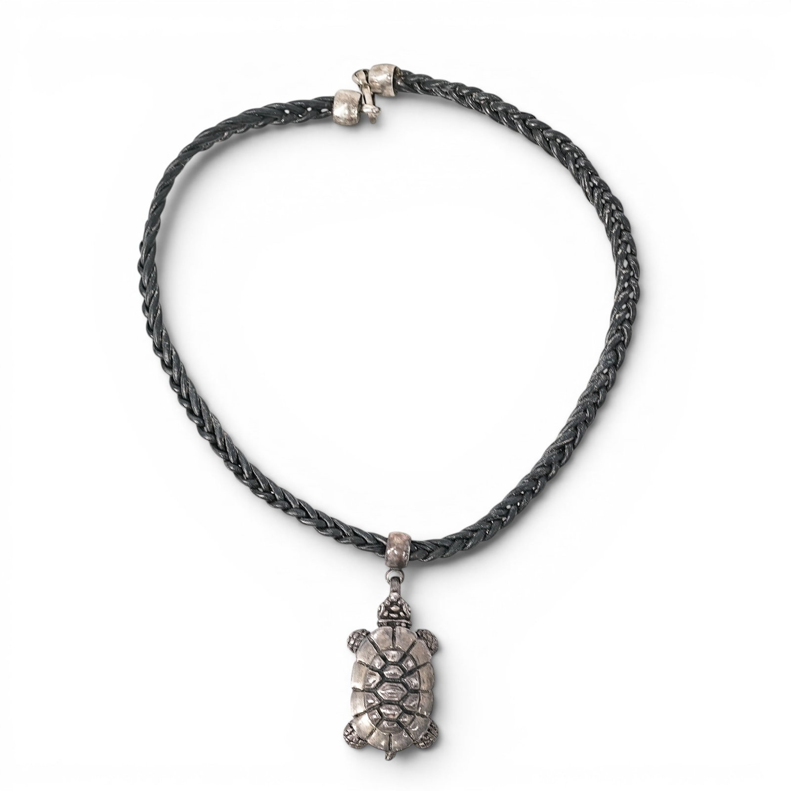 Natasha Kaye Sterling Silver Turtle Pendant Necklace (1 of 4)
