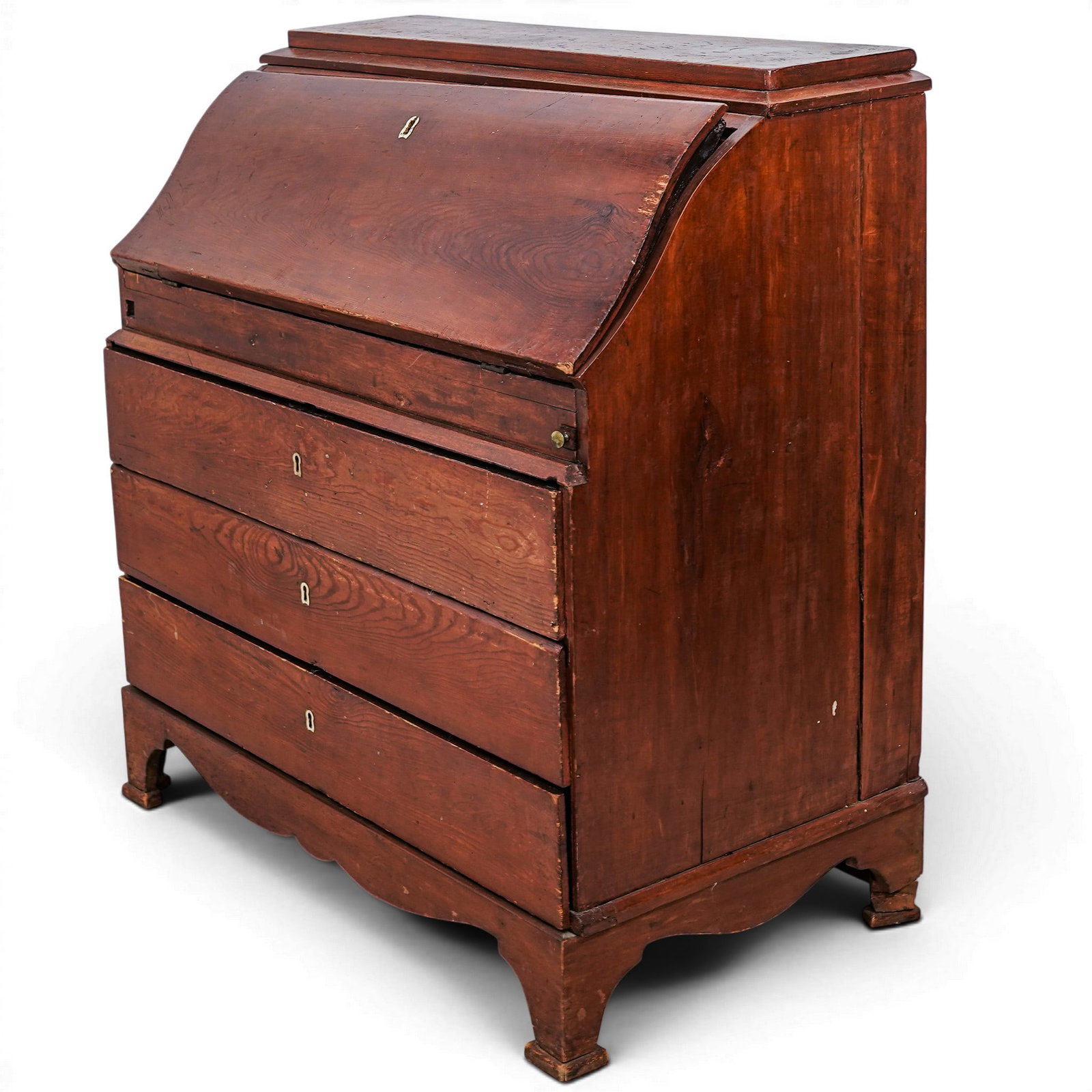 19th Cent. American Slant Front Secretary Desk (1 of 9)