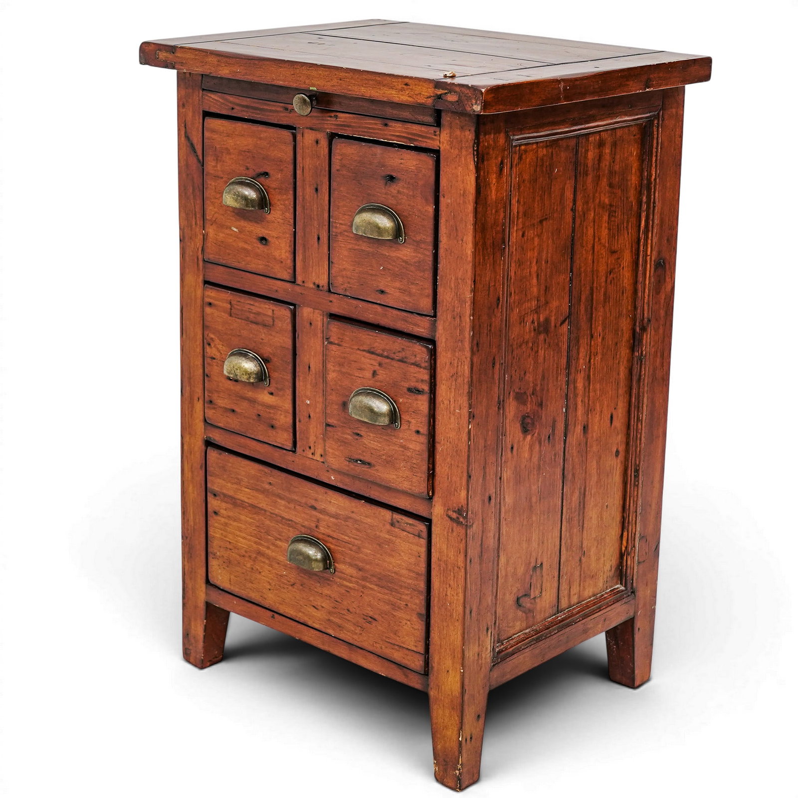 Antique Rustic Wooden Apothecary Chest (1 of 6)