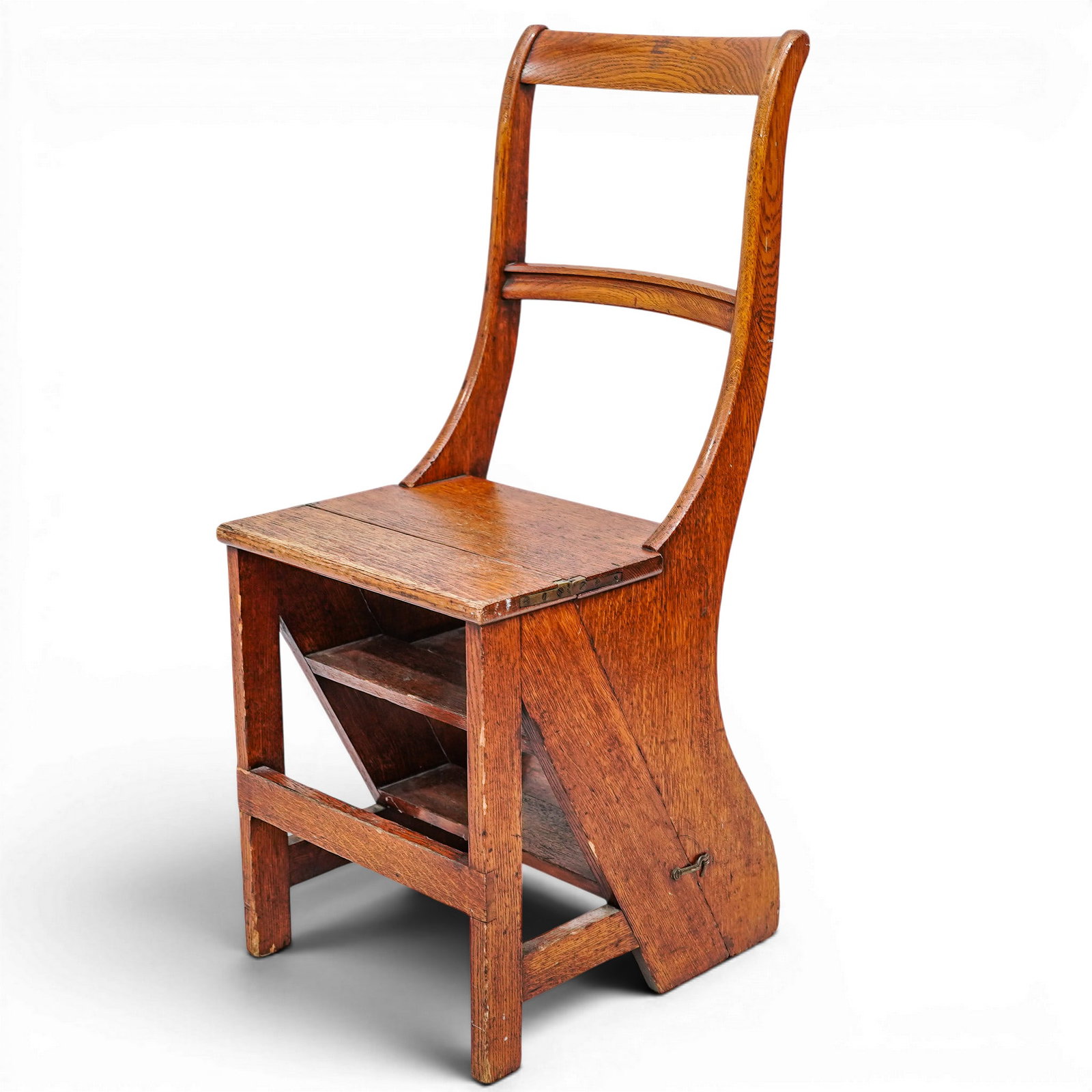 English Oak Metamorphic Library Chair (1 of 7)