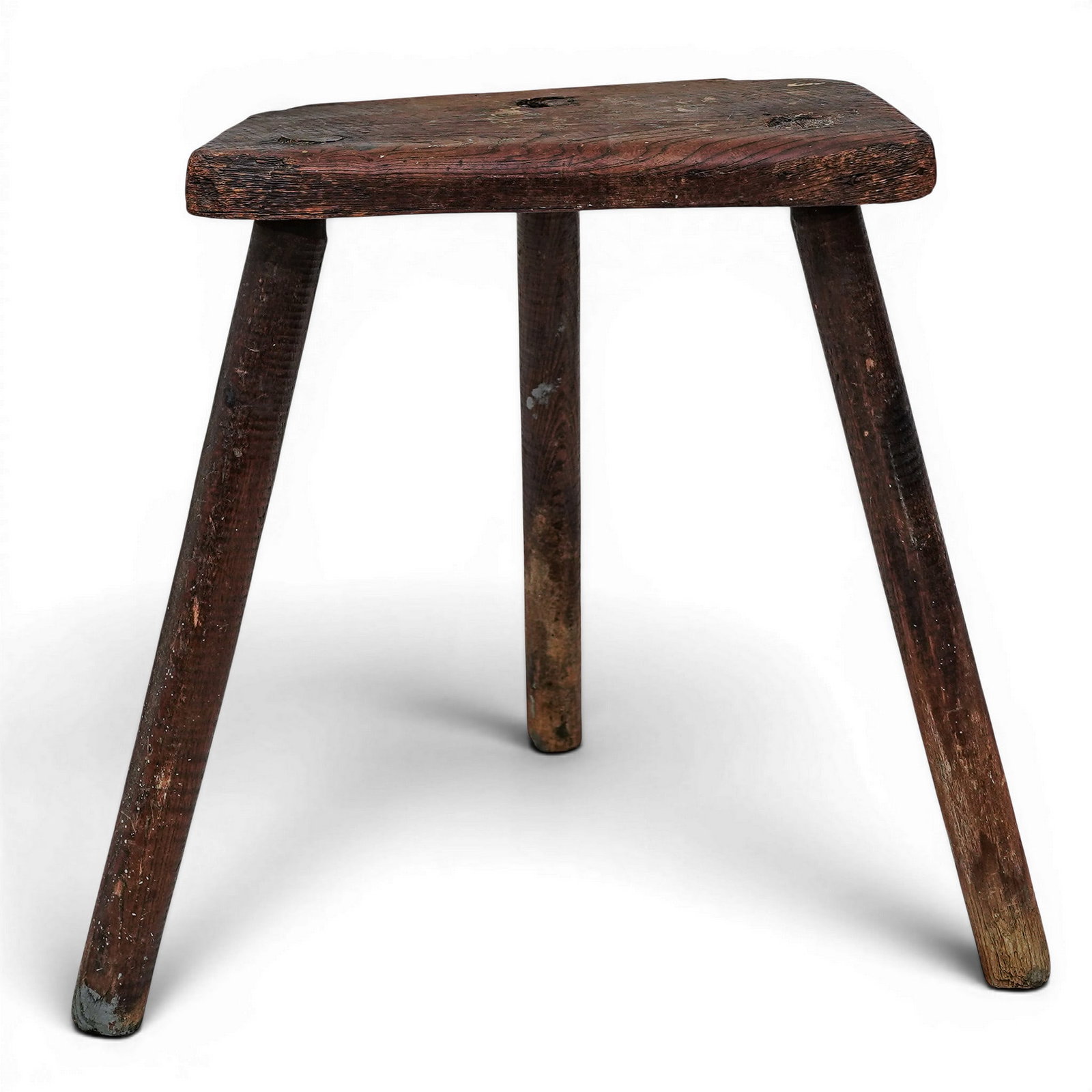 19th Cent. Primitive Cutlers Stool - 4