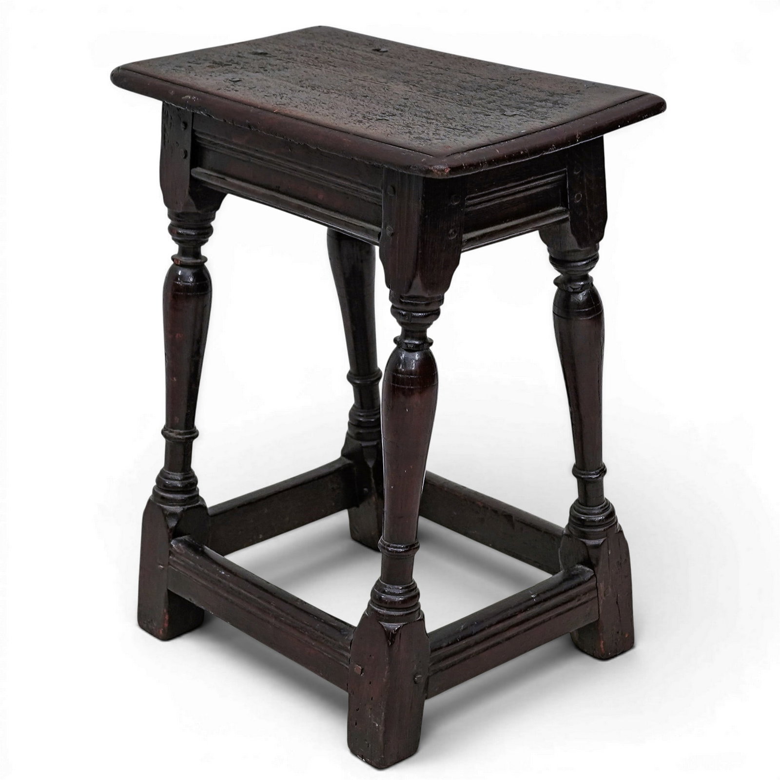 17th Cent. English Oak Joint Stool (1 of 4)