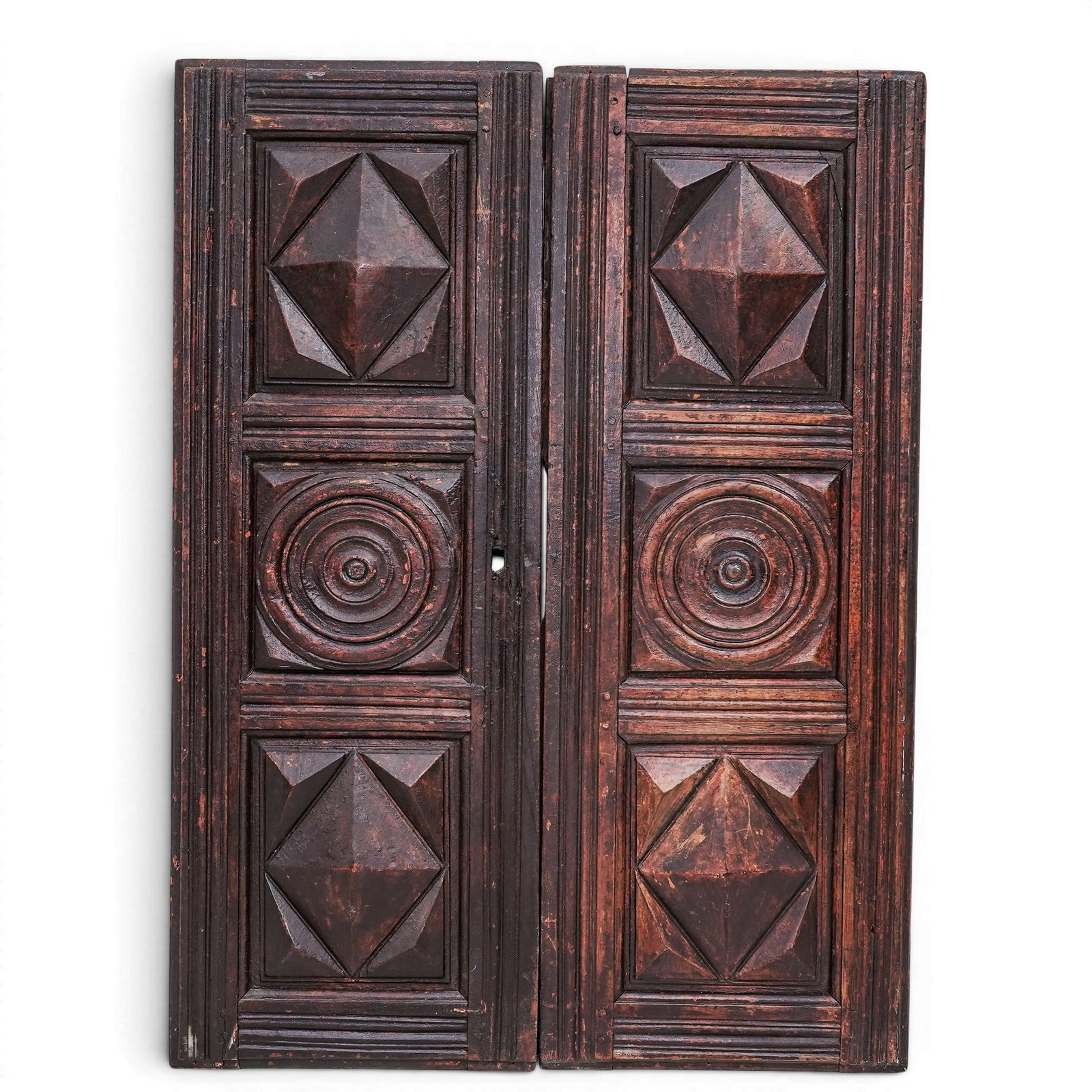 Pair of 17th Cent. Carved Oak Doors (1 of 5)