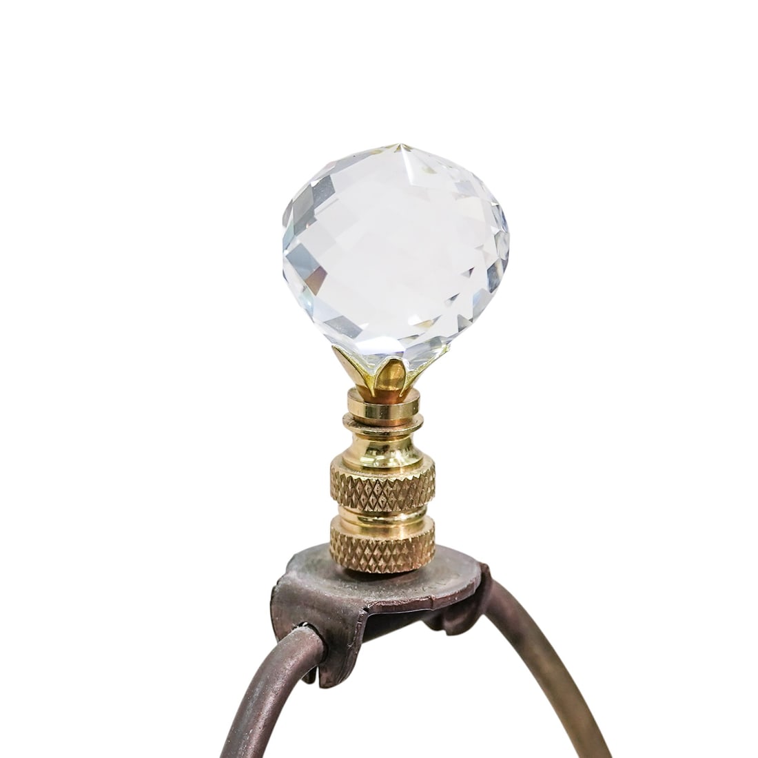 Mid Cent. Modern Brass Bamboo Form Table Lamp - 9