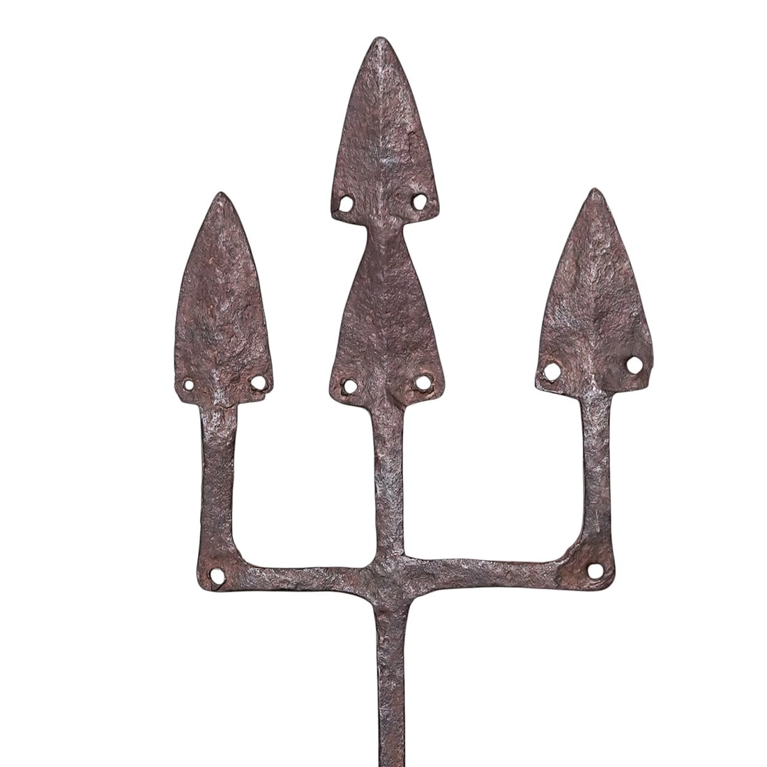 Hand Forged Large Iron Trident - 2