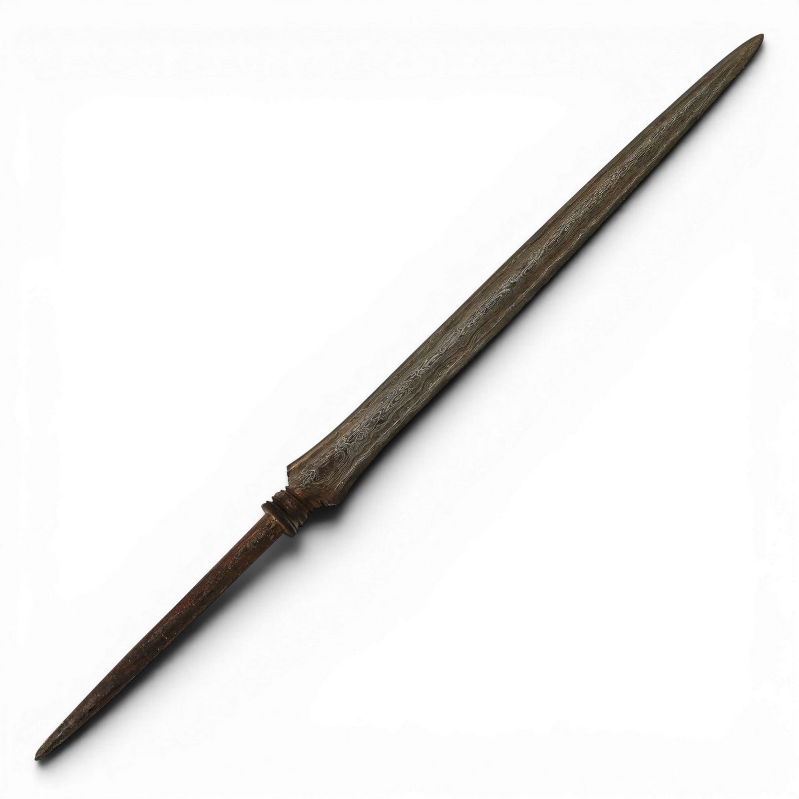 18th Cent. Javanese Spearhead Tombak (1 of 5)