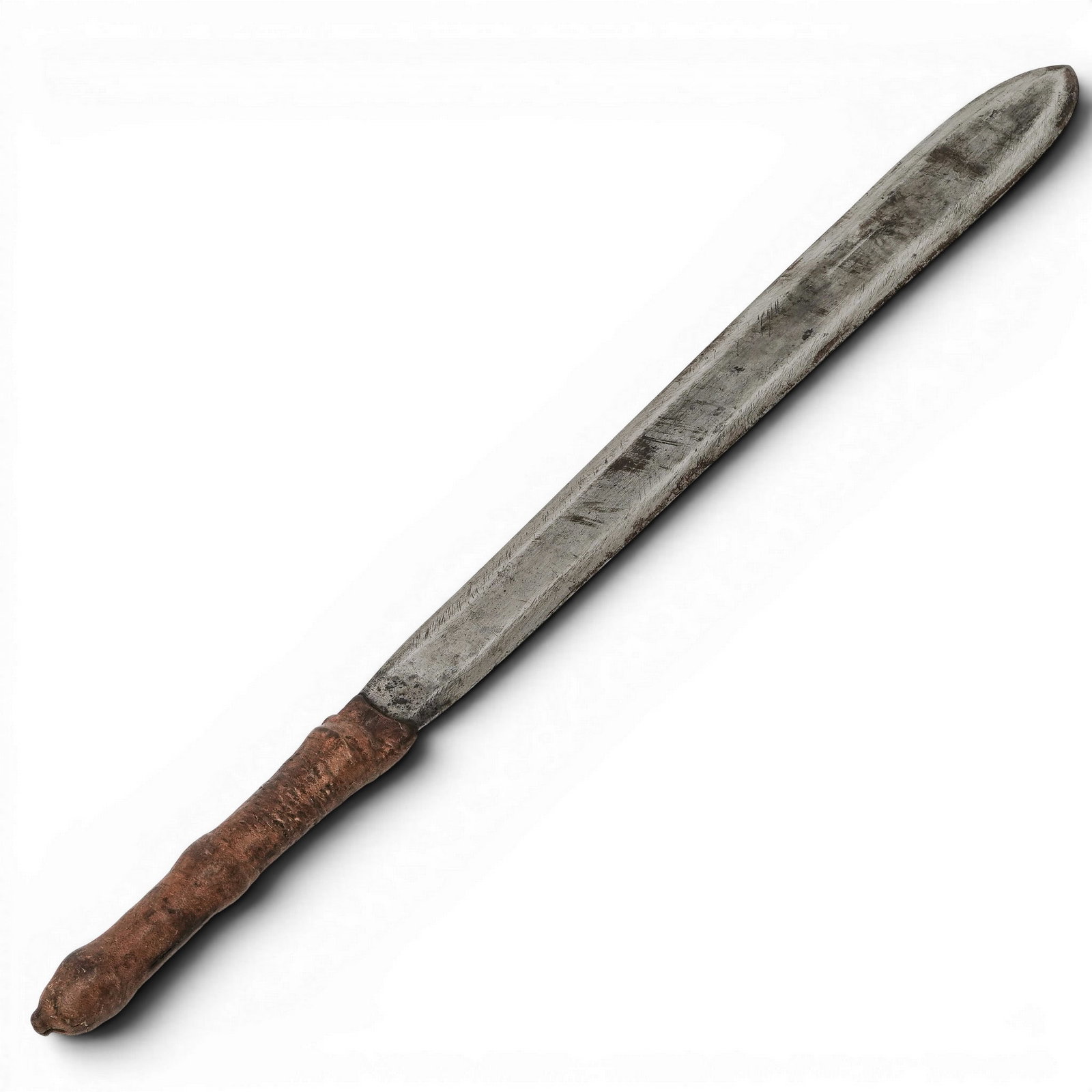 Traditional Maasai Seme Short Sword / Dagger w/ Sheath (1 of 5)