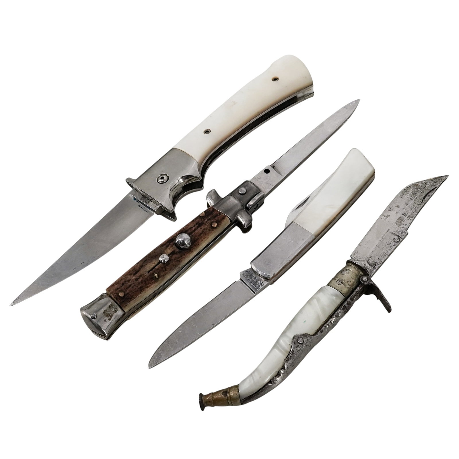 (4 Pc) Collection Designer Frank Beltrame G. Shakai "Reina" "Fox" Pocket Knifes (1 of 5)