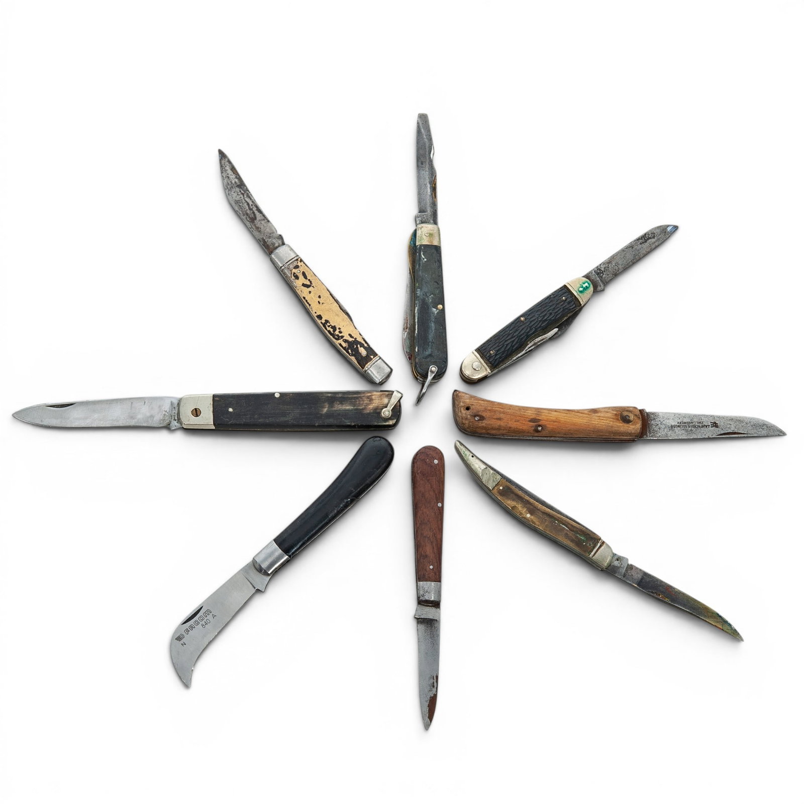 (8pc) Collection Eight Antique Pocket knifes (1 of 9)