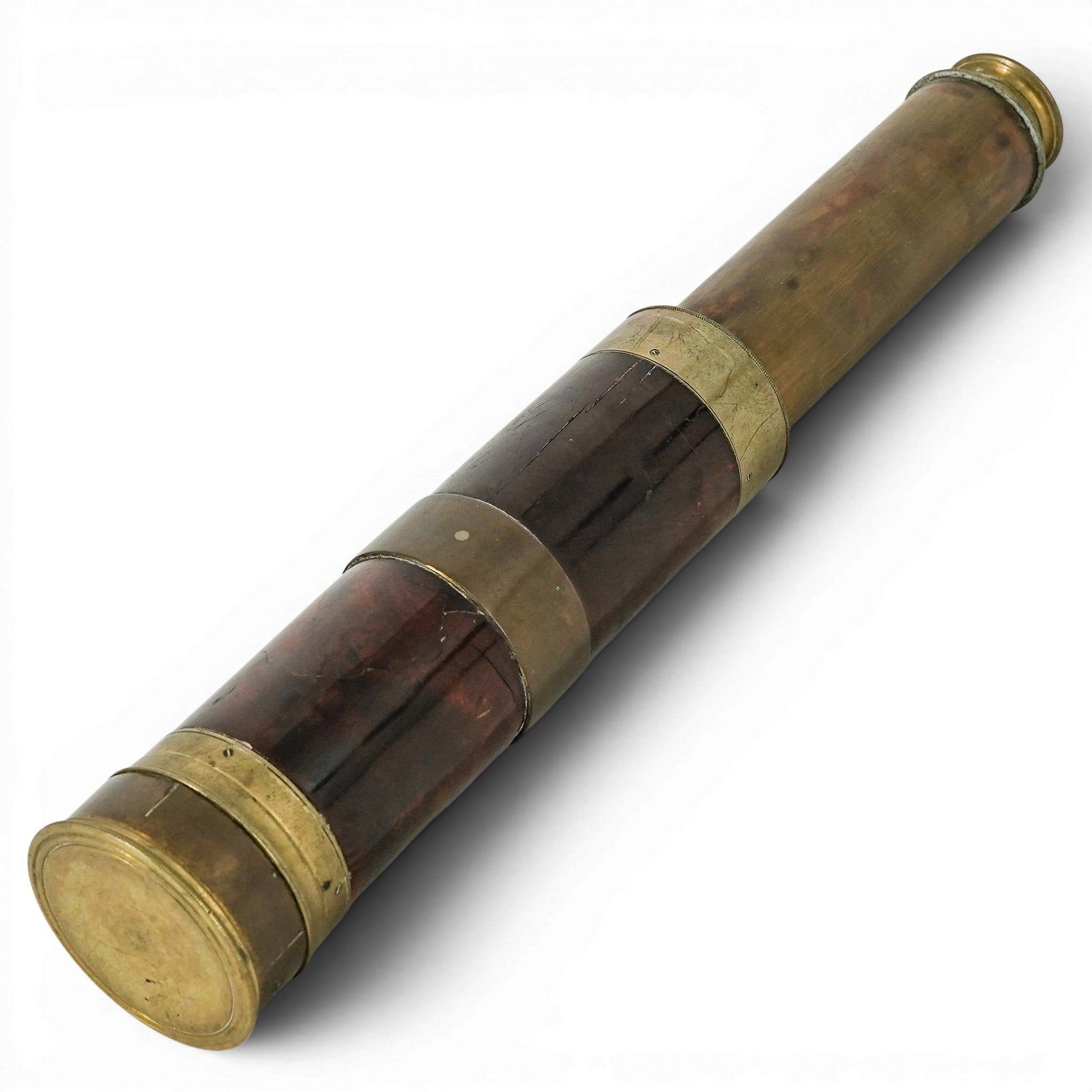 Victorian English C.W. Dixey Maritime Brass Telescope (1 of 5)