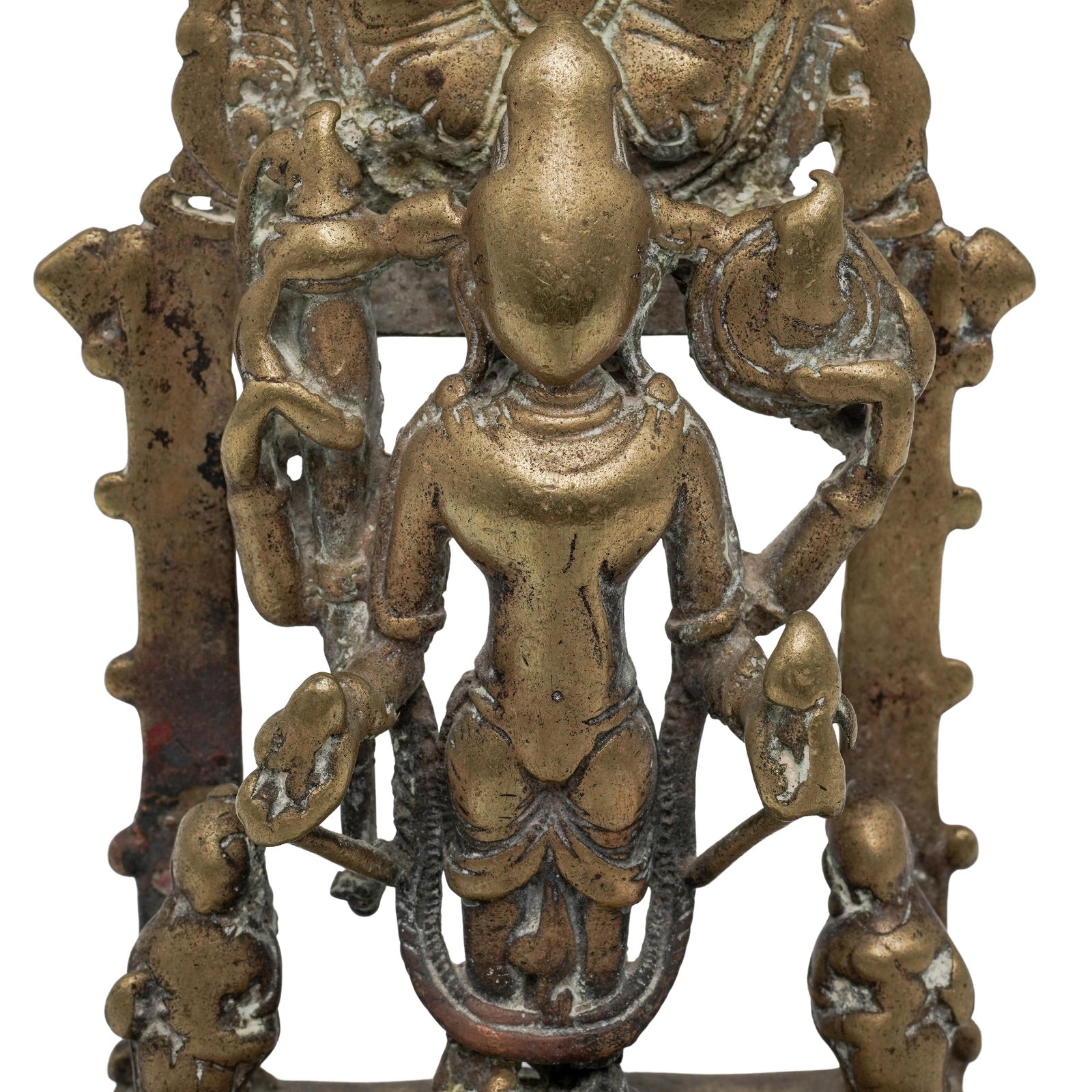 (4pc) Ancient Indian Bronze Deity Group - 4