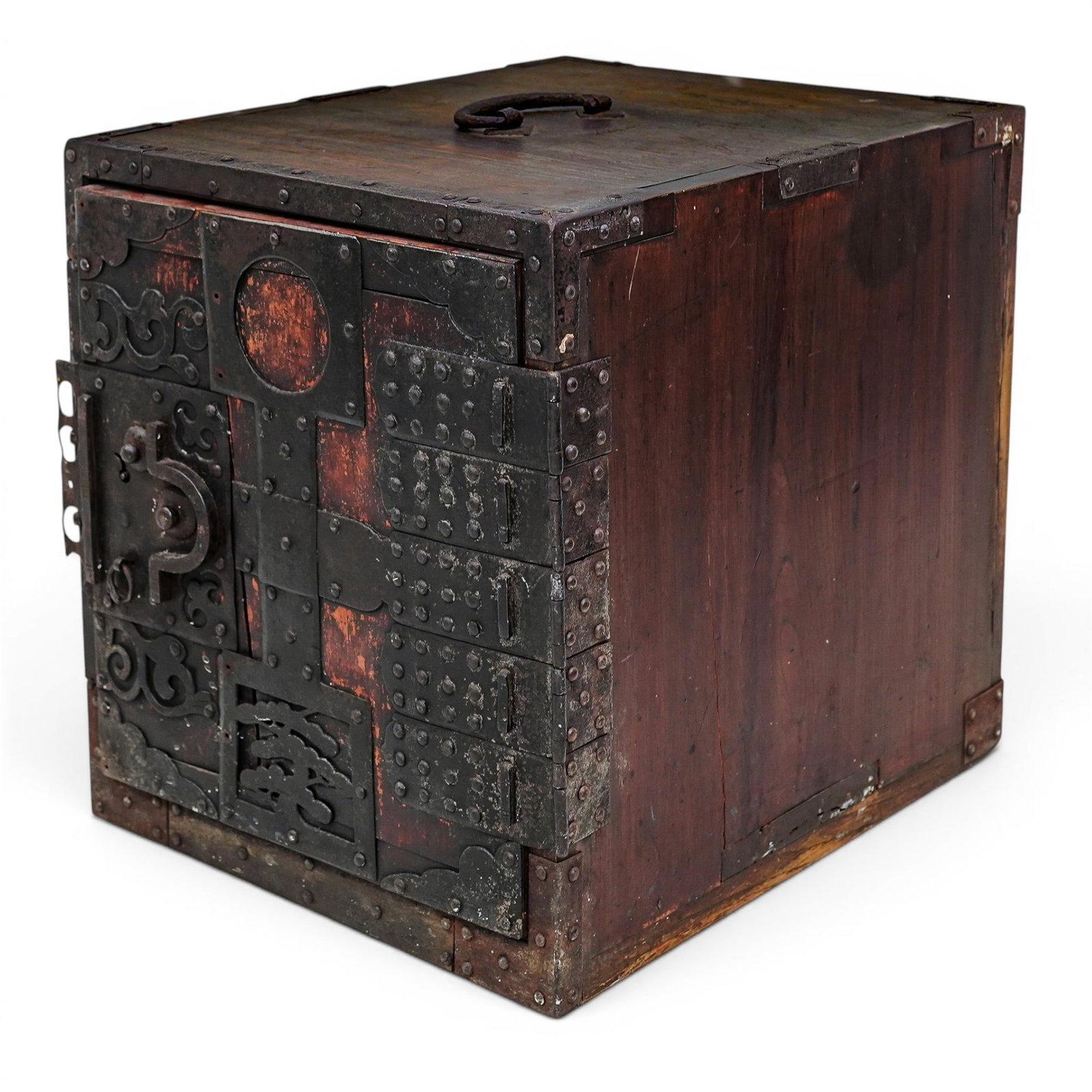 Antique Japanese Funa-Dansu Safe: Antique Japanese Funa-Dansu Safe 19th century, Japanese Antique Japanese Funa-Dansu, which translates directly to "ship chest" or "sea captain's safe." Dating primarily from the Edo period (1603–186