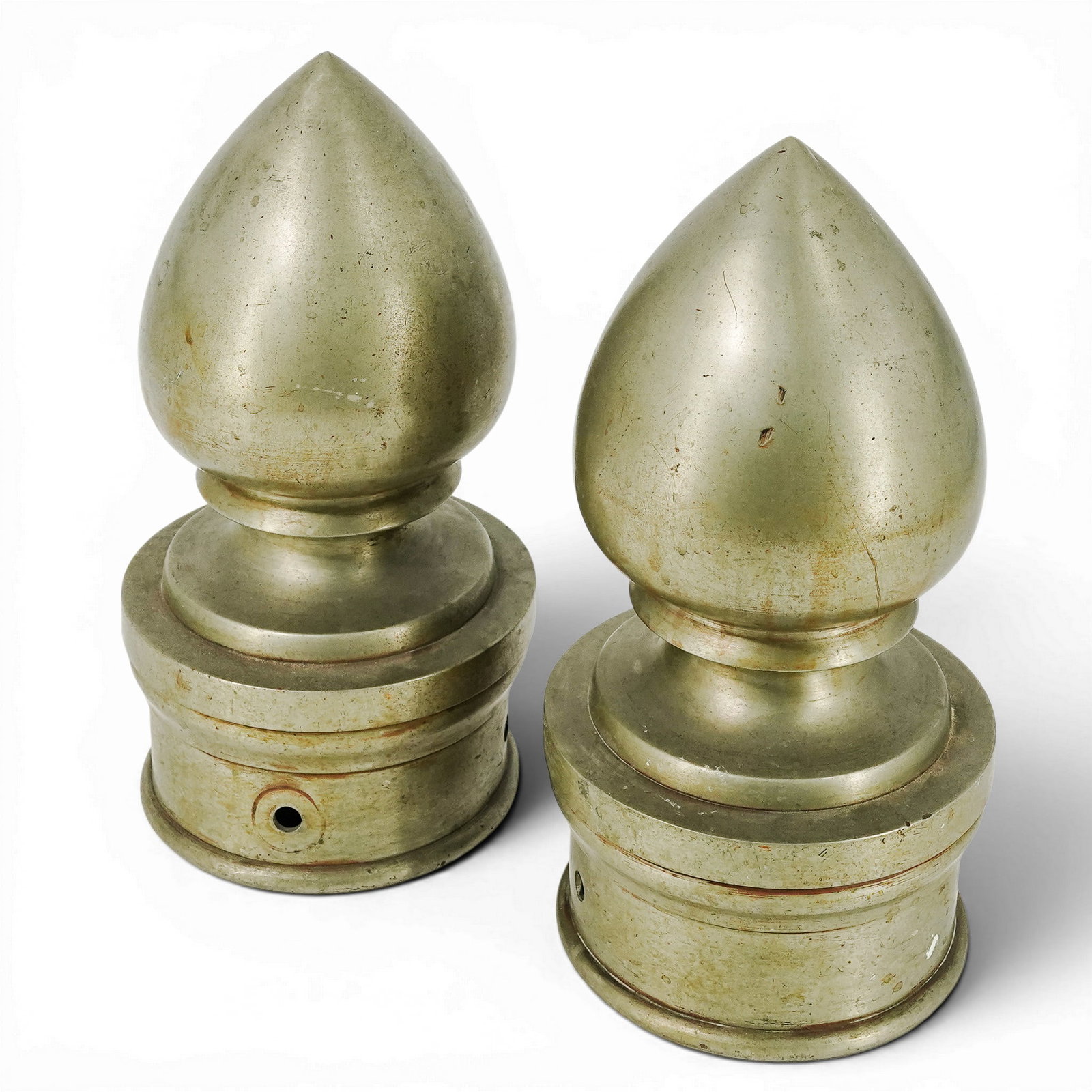 Pair of Antique Japanese Brass Temple Finials (1 of 5)