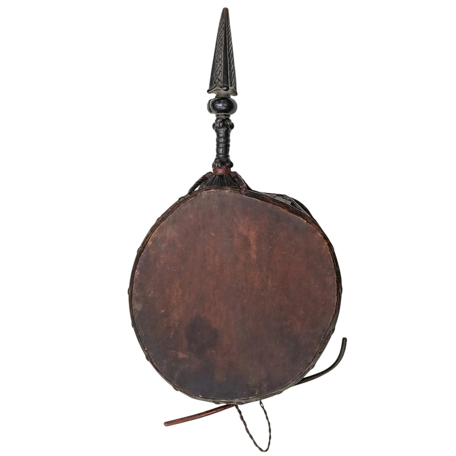 Antique Himalayan Shamanic Drum - 4