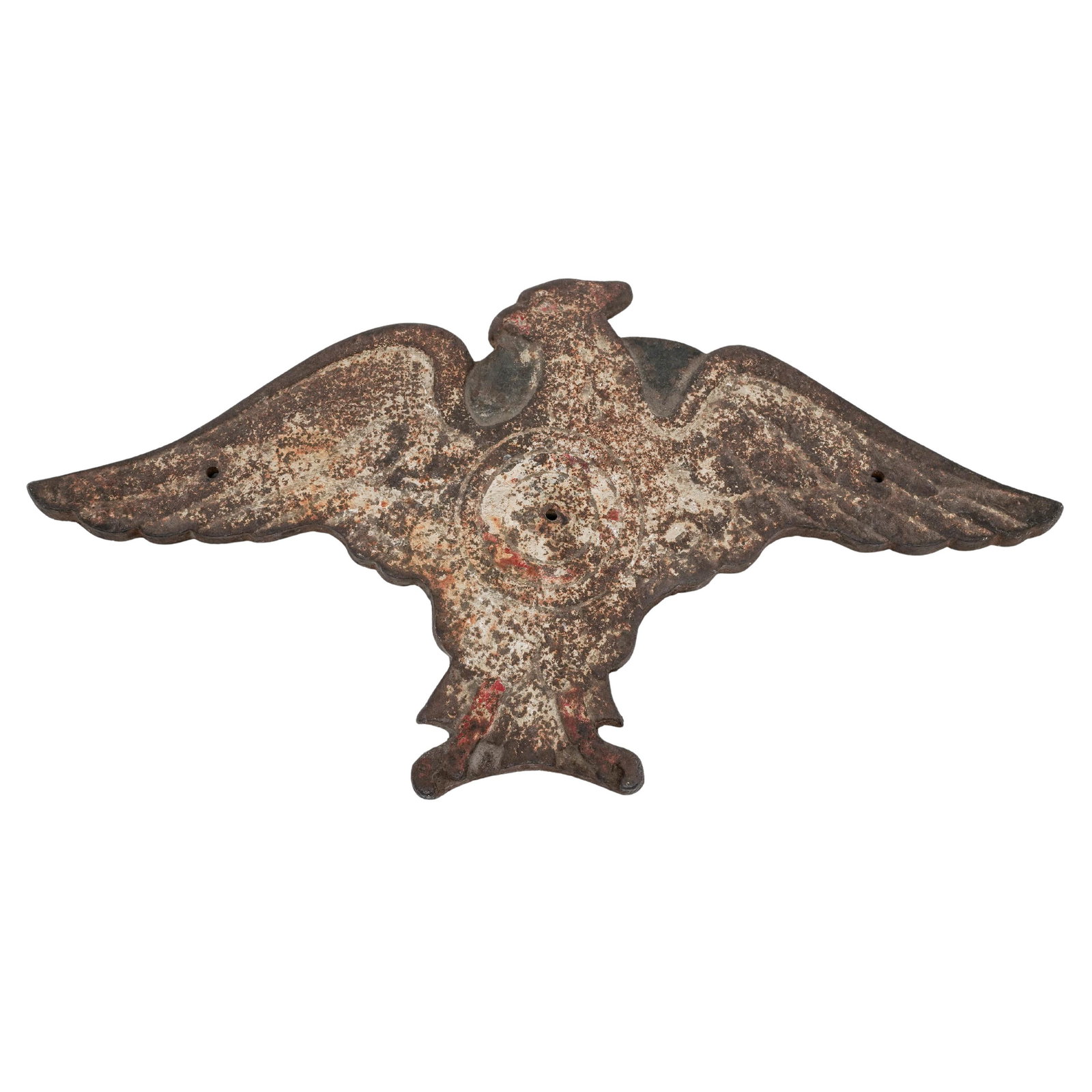 Antique American Eagle Gallery Shooting Target: Antique American Eagle Gallery Shooting Target Circa 1900-1920. American This early 20th-century Americana shooting gallery target is crafted from heavy, solid cast iron and features a distinctive