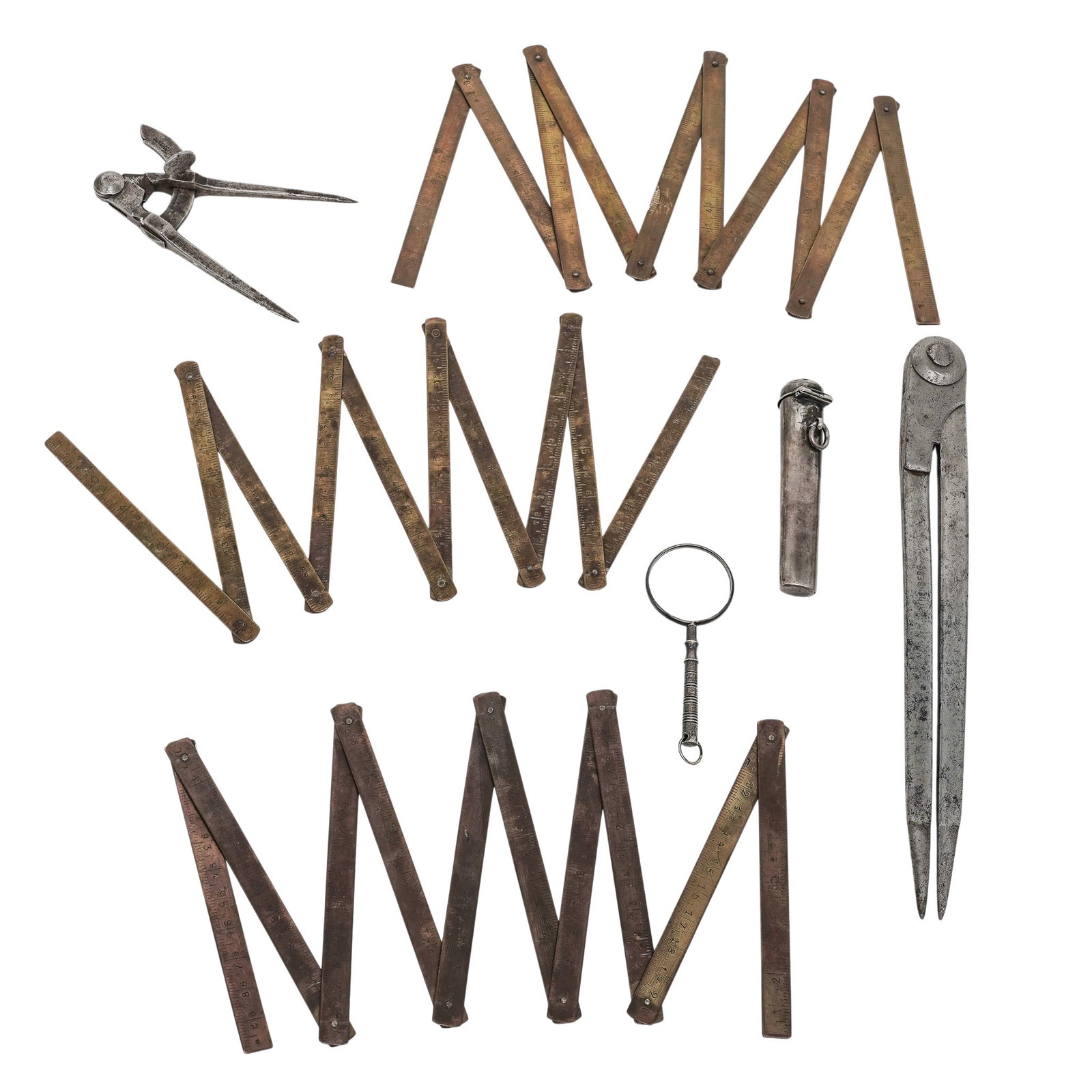 (7 Pc) Mis. Antique Industrial Desk Tools (1 of 7)