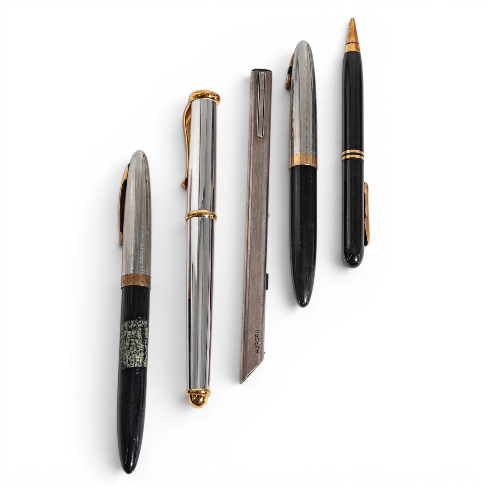 Vintage Conklin Sheaffer Aurora & Tabbah Pen Group (1 of 6)