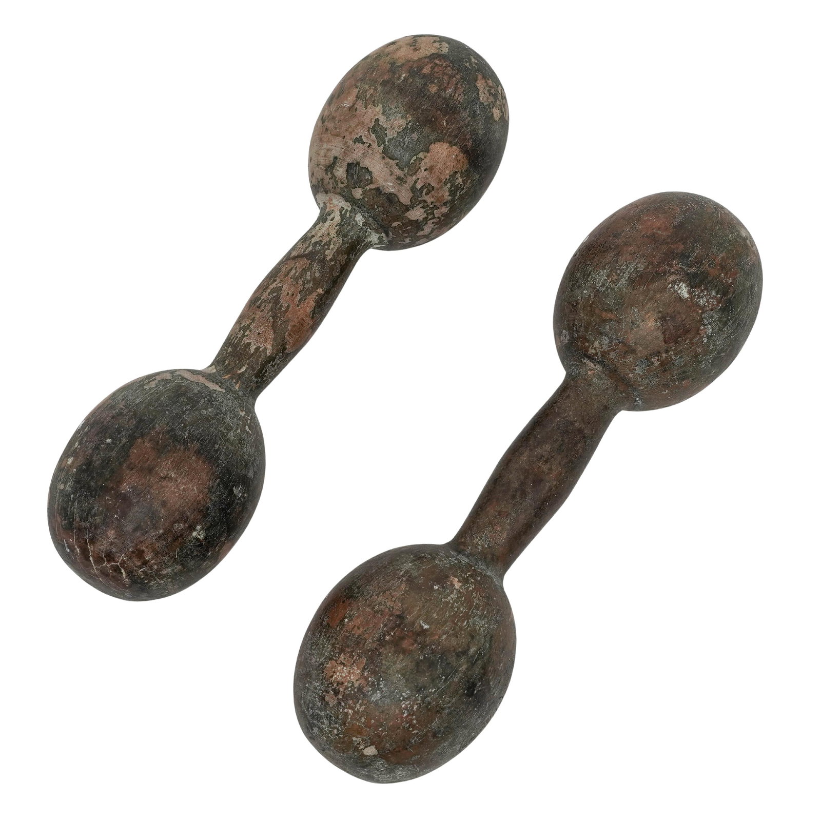Paor Antique Wooden Dumbbells (1 of 4)