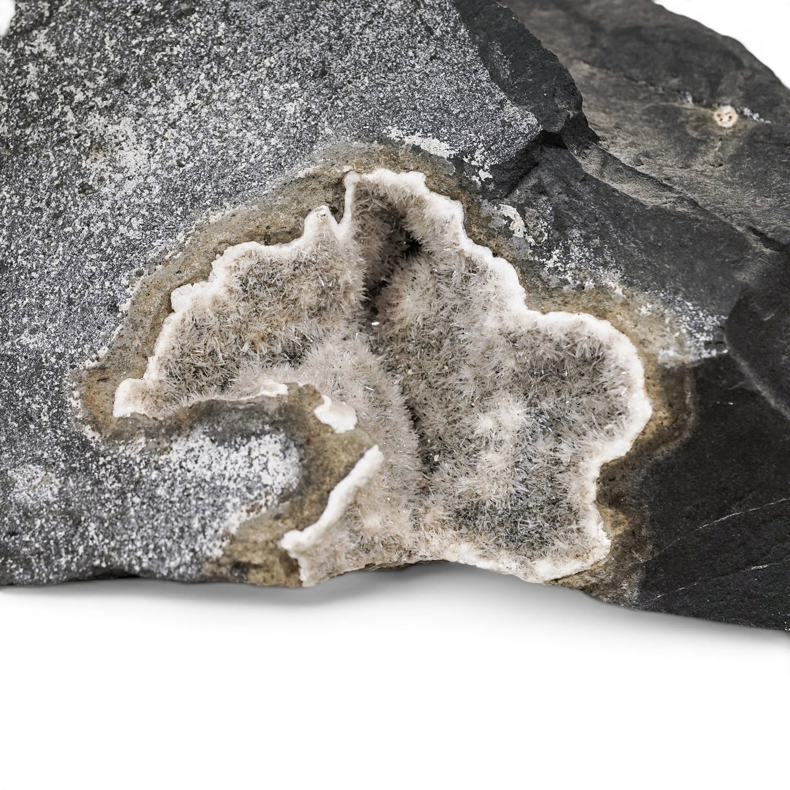 Black Amethyst Geode Specimen - 3