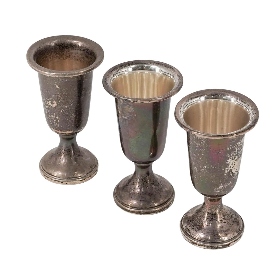 (3 pc) Towle Weighted Sterling Cordials (1 of 6)