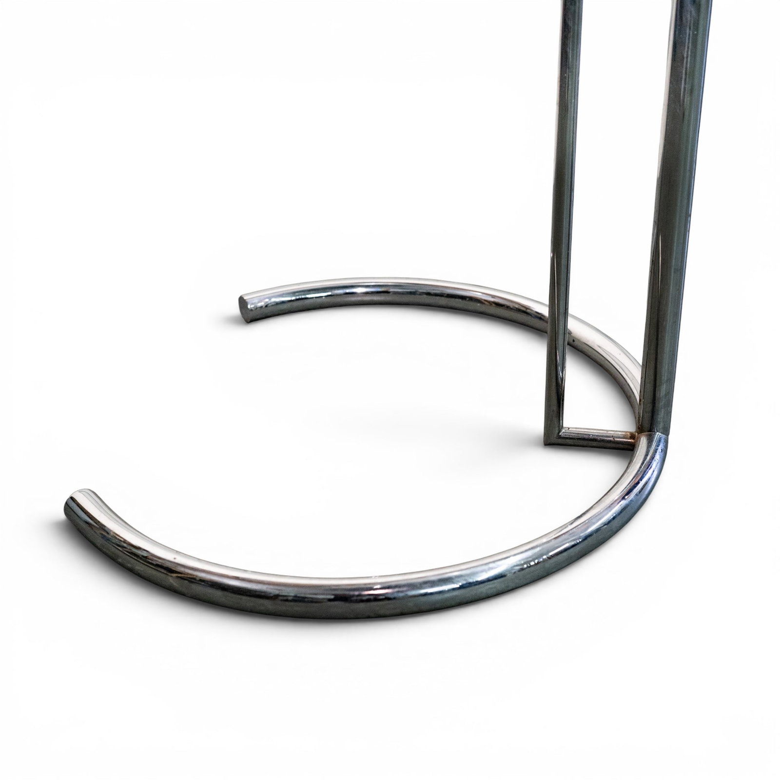 Eileen Gray Chrome and Glass "E 1027" Adjustable Table - 6