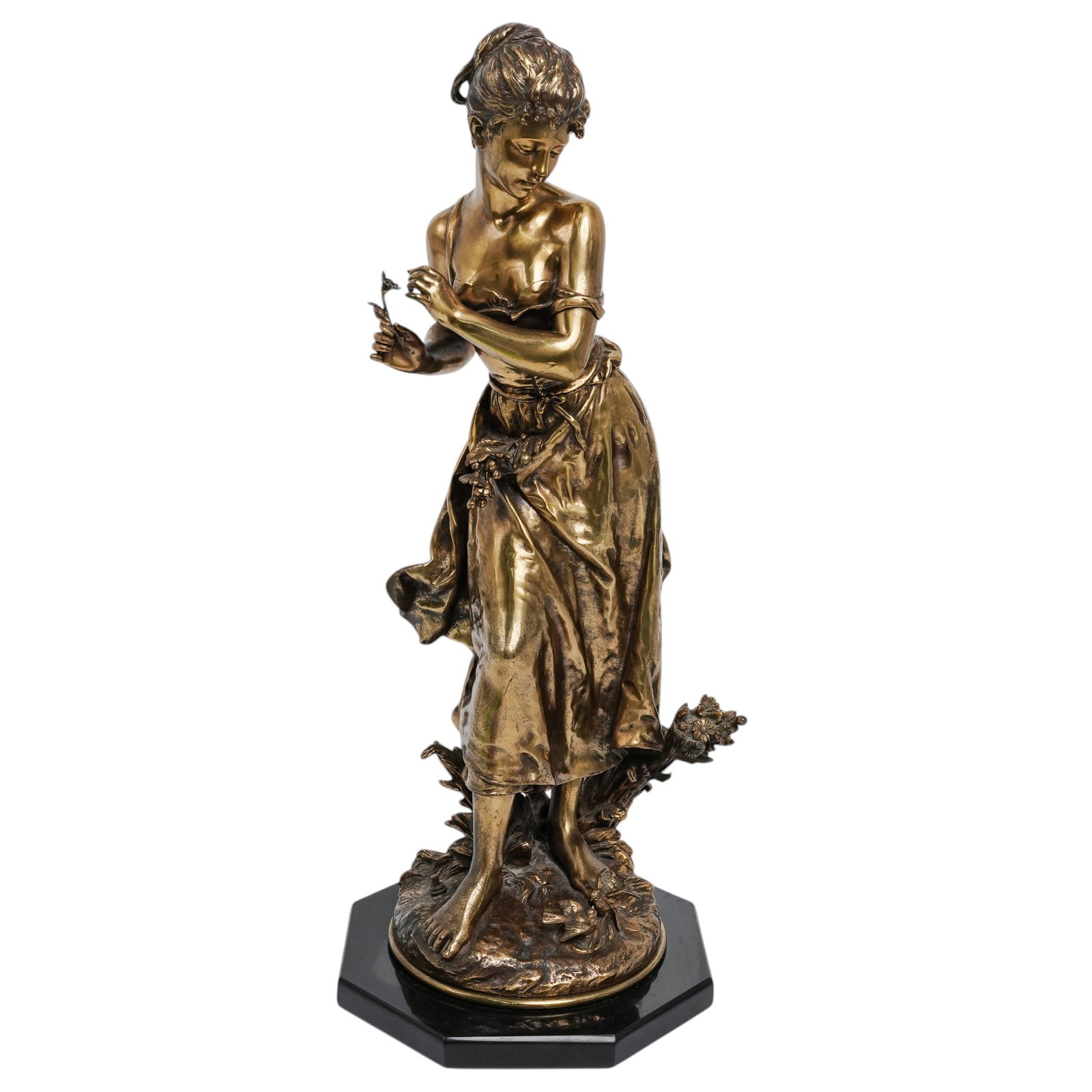 Hippolyte Francois Moreau (French, 1832-1927) Bronze Sculpture (1 of 8)