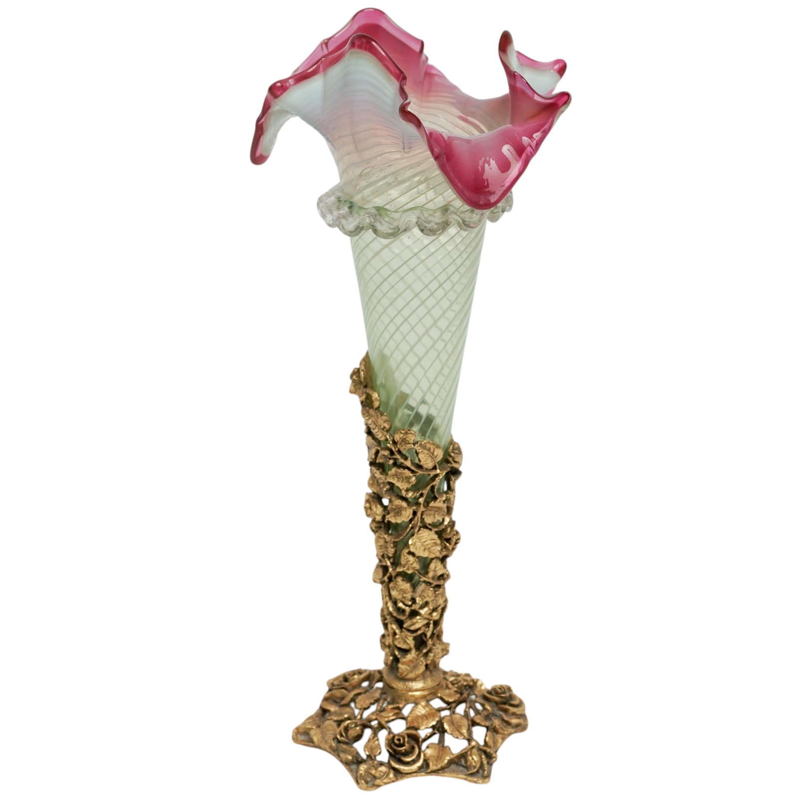 Matson Manufacturing Co. Victorian Art Glass Epergne (1 of 7)