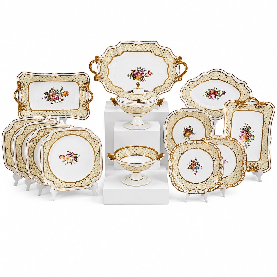 (27 pcs) Spode Felspar Porcelain Set (1 of 18)
