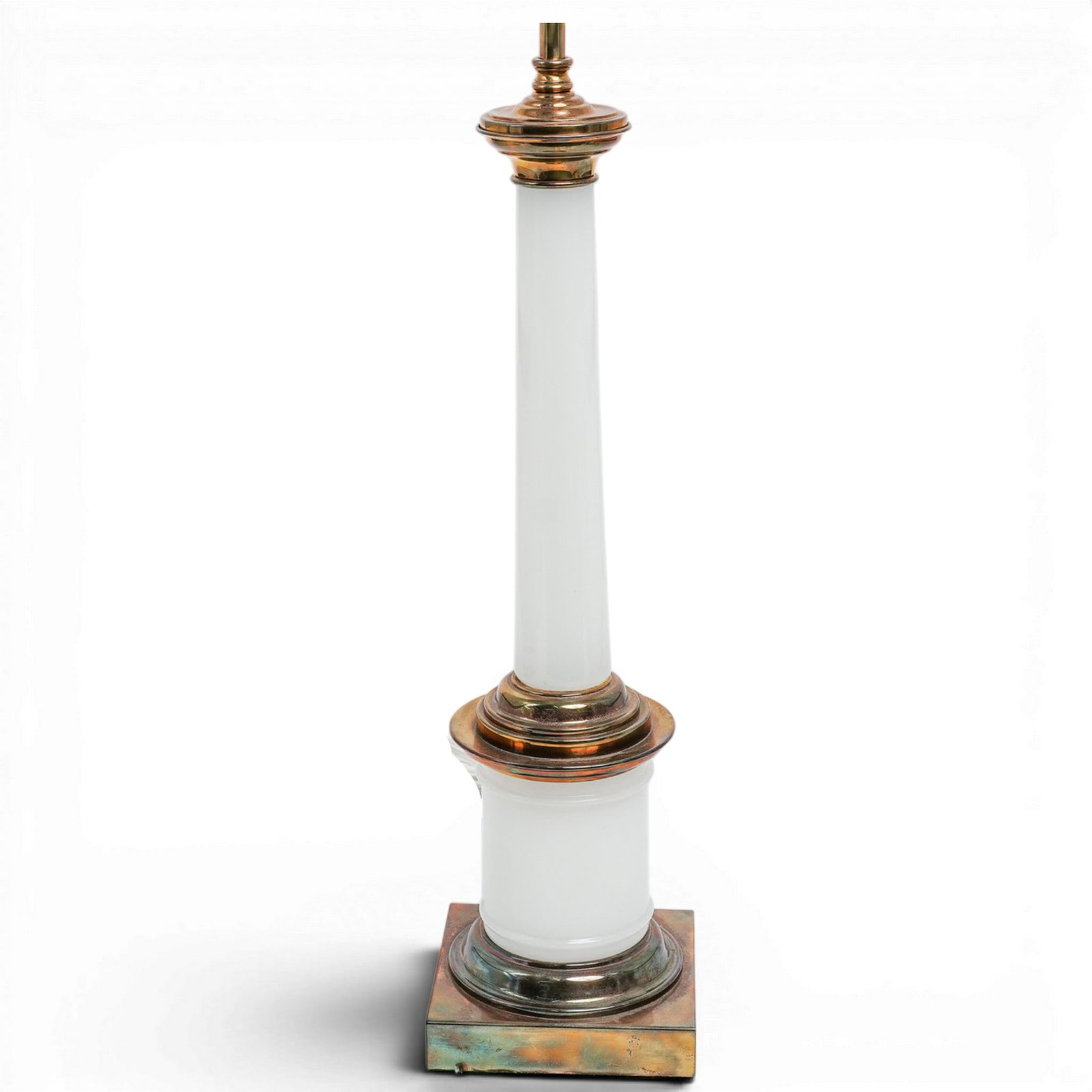 Vintage Neoclassical Style Opaline Glass Table Lamp (1 of 5)