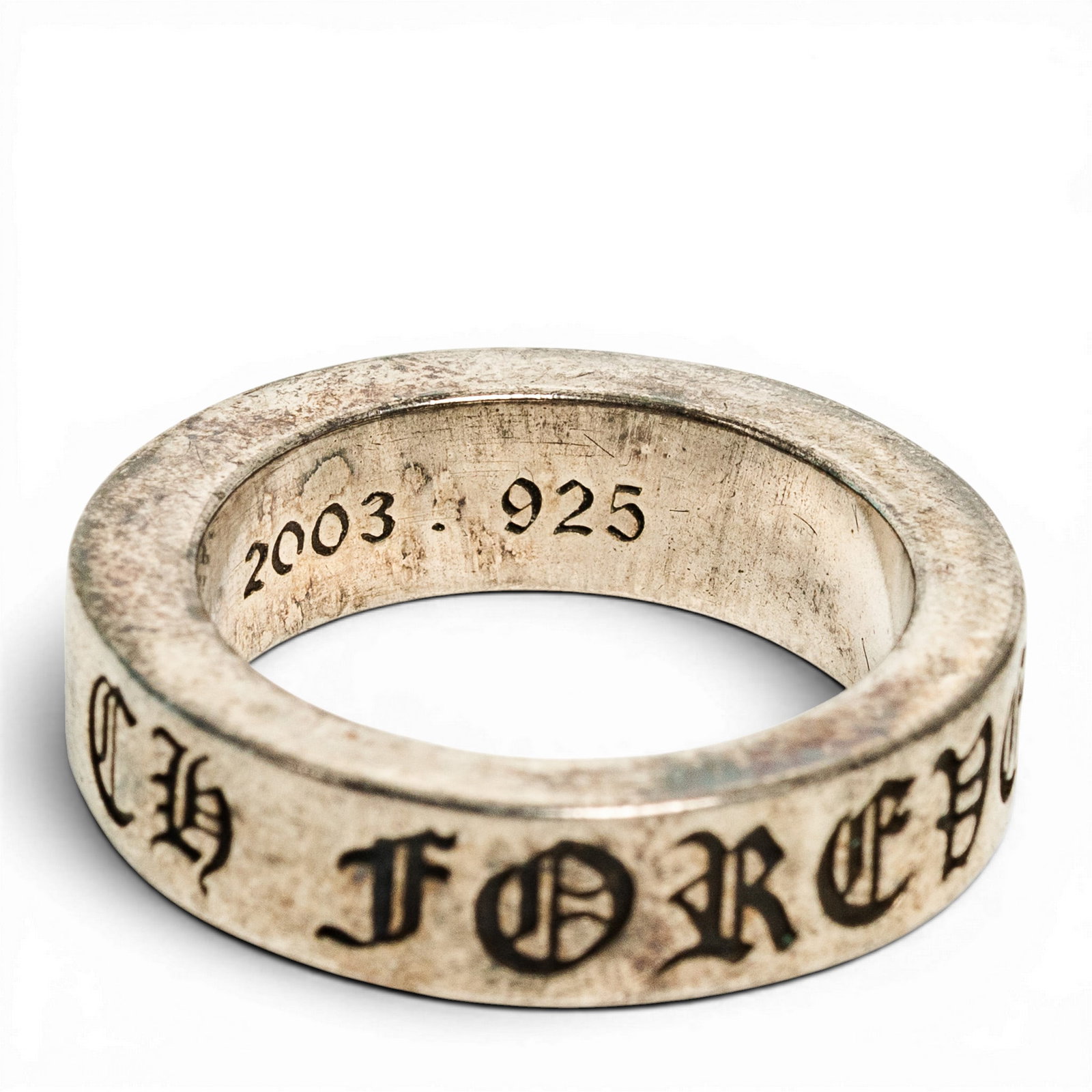 Chrome Hearts "Forever" Sterling Silver Ring - 5