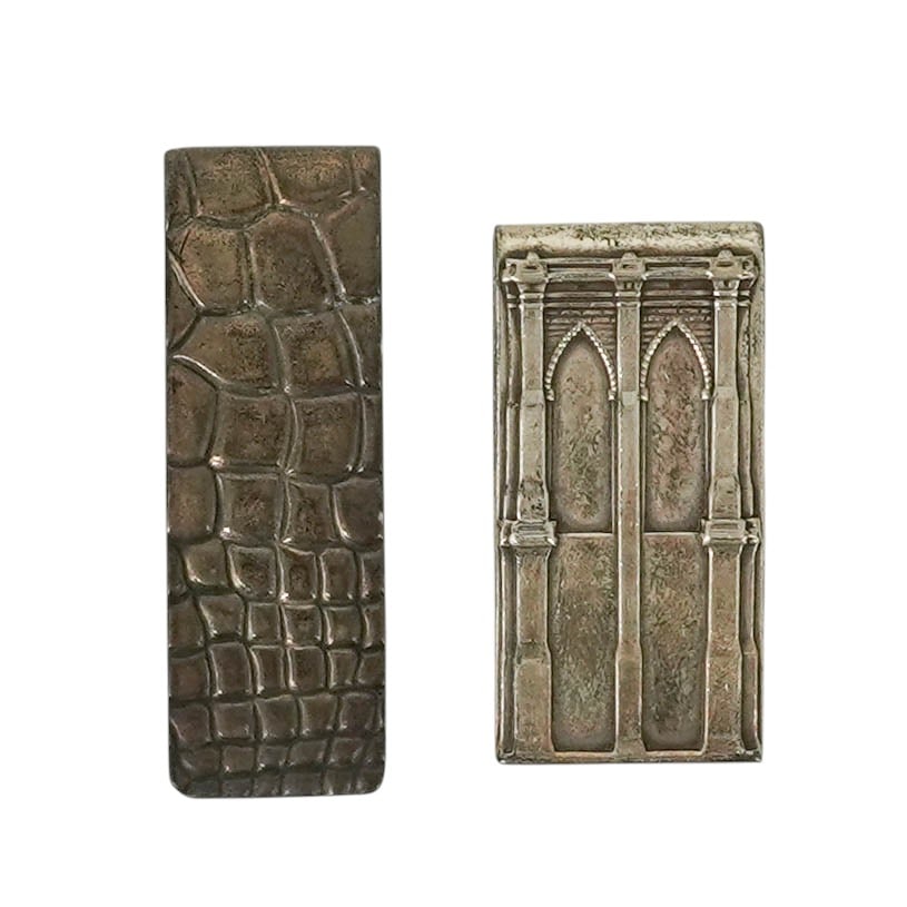 (2pc) Tiffany & Co. Sterling Silver Money Clips (1 of 9)